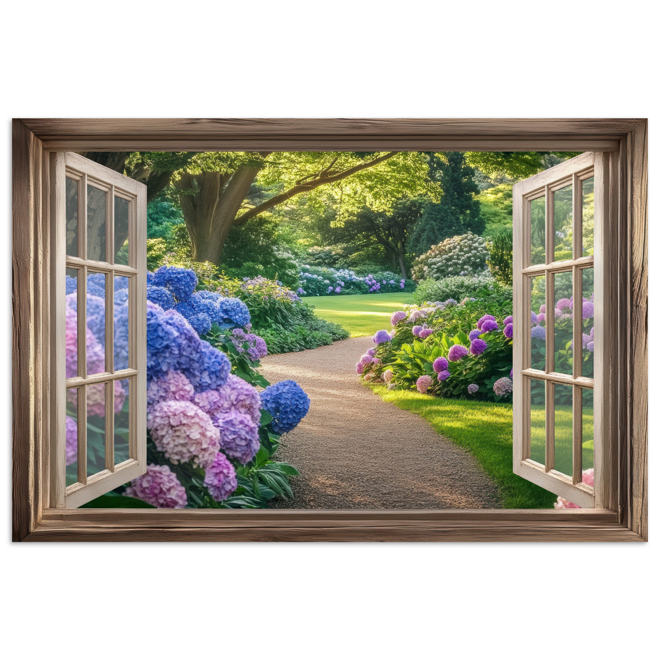 MuchoWow Poster Aussicht - Garten - günstig online kaufen
