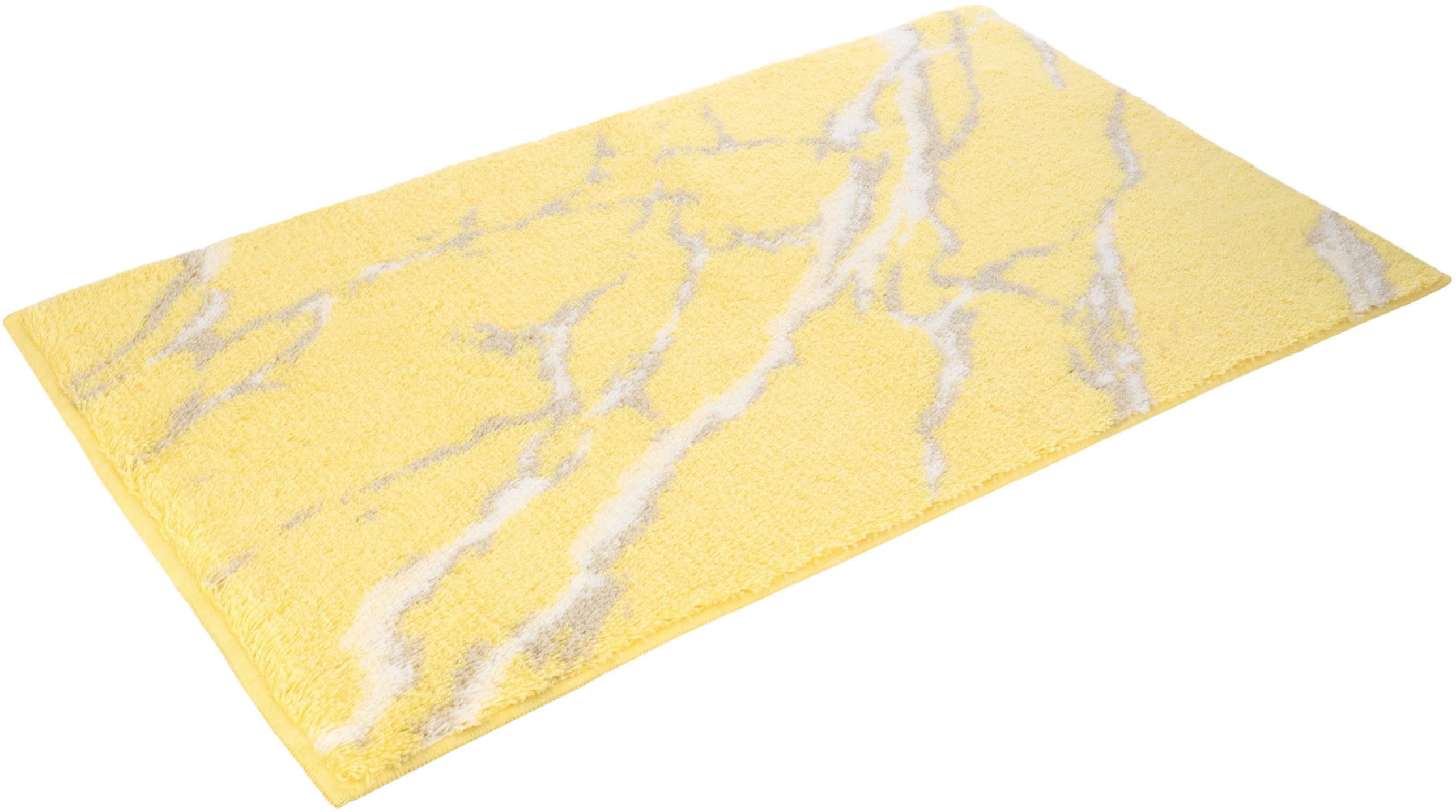 Vossen Badematte »Marble«, Höhe 16 mm, fußbodenheizungsgeeignet, Polyacryl, rechteckig