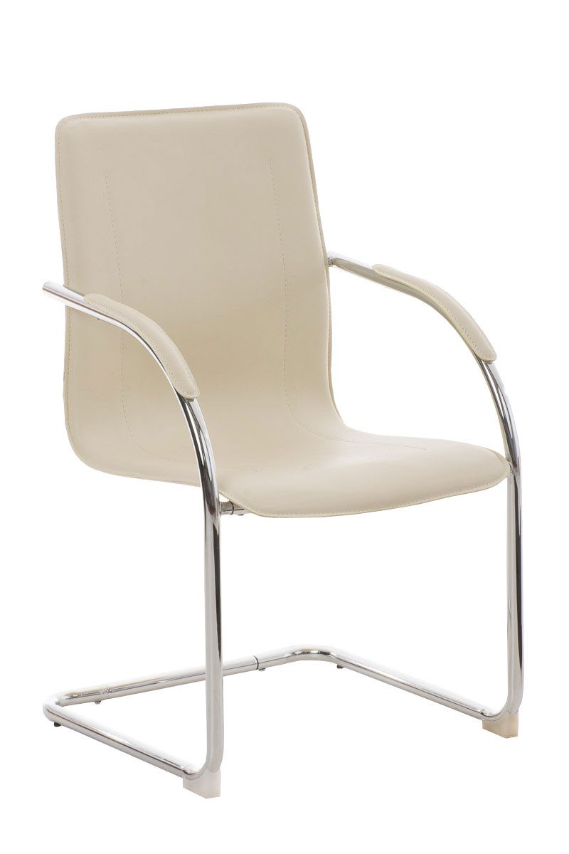 furnicato Besucherstuhl Melina 94x56x52 cm creme (1 St)