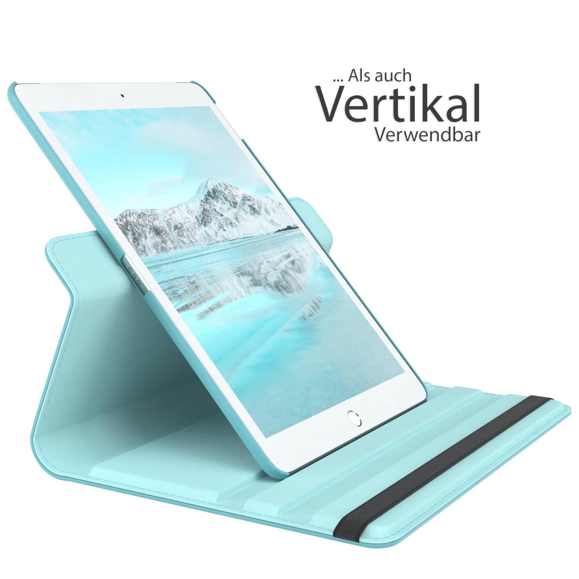 EAZY CASE Tablet-Hülle Rotation Case für Apple iPad 7./8./9. Gen. 10,2 Zoll, Schutzasche für Tablets Flipcase Hülle Kratzschutz Displayschutz Blau – Bild 4 von 5