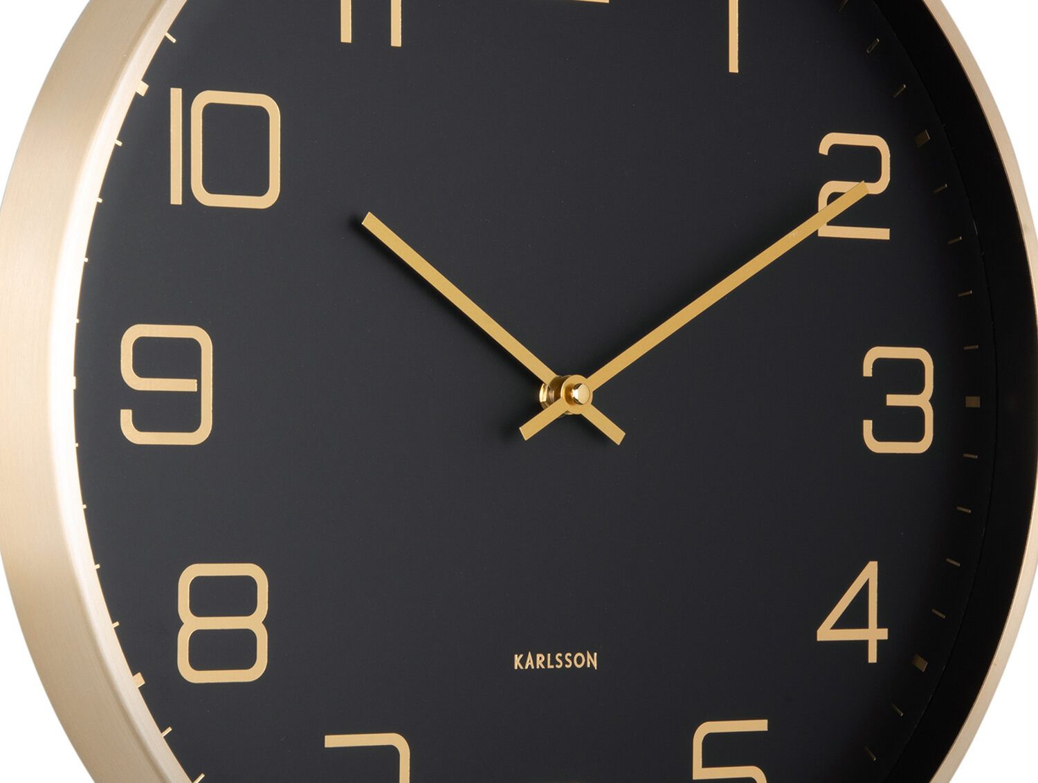 Karlsson Wanduhr Wanduhr ELEGANCE GLOW, Ø 40 cm