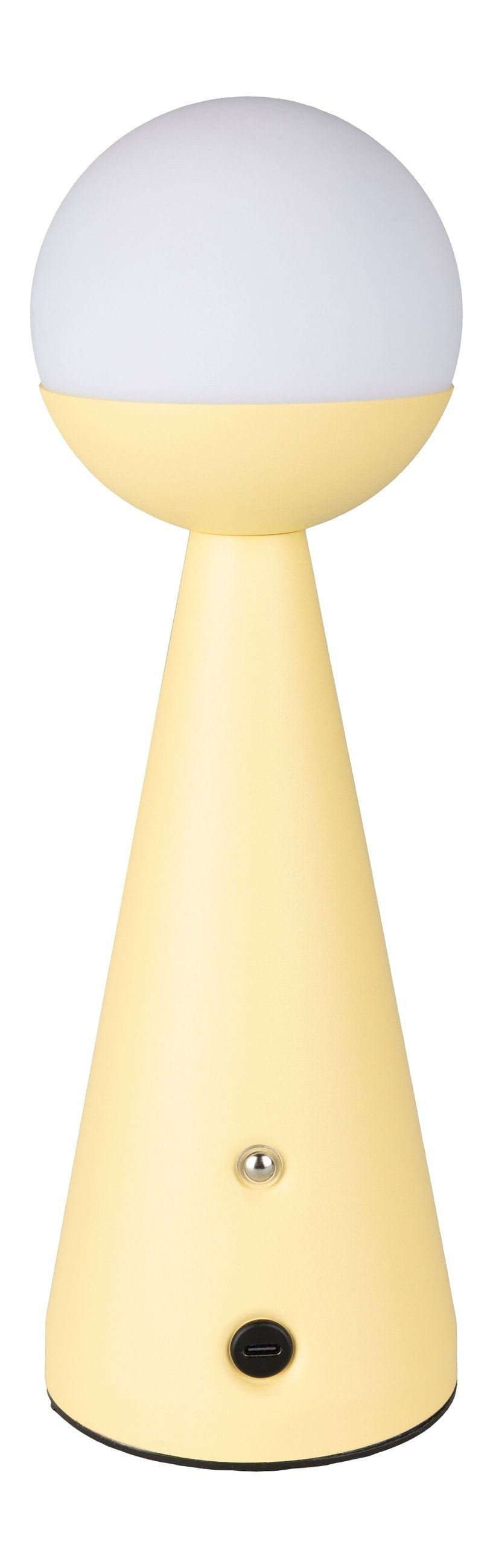Zuiver Tischleuchte Tischlampe Bello Lemon von Zuiver, kabellos & dimmbar für Balkon, ohne Leuchtmittel