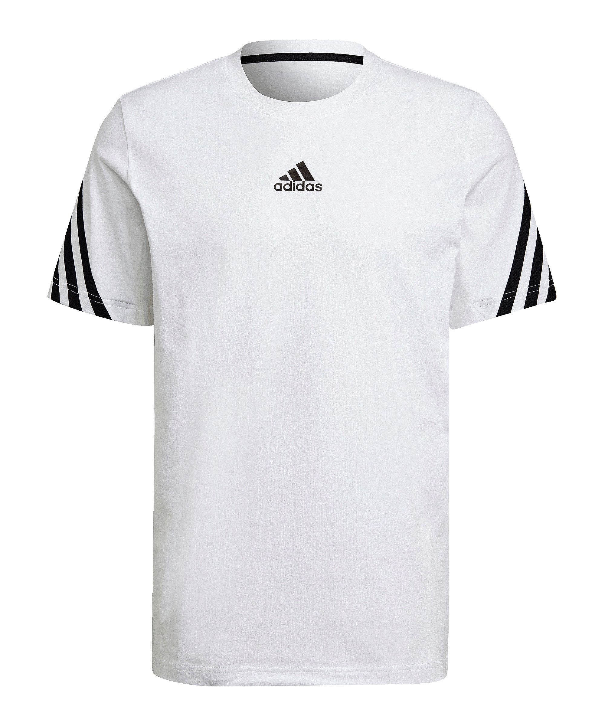 adidas Performance T-Shirt adidas Performance 3 Stripes Tape T-Shirt Weiß B günstig online kaufen