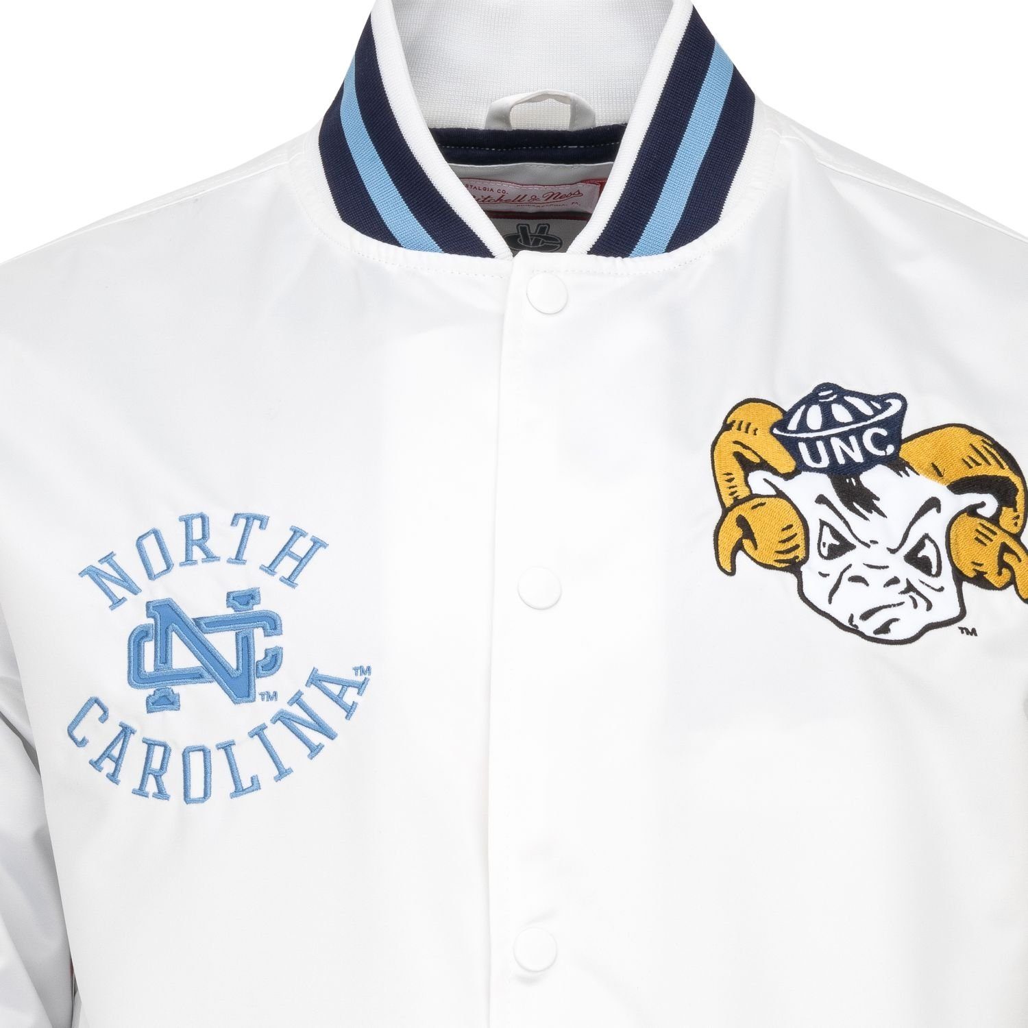 Mitchell & Ness North NCAA City Satin Carolina Collection Collegejacke