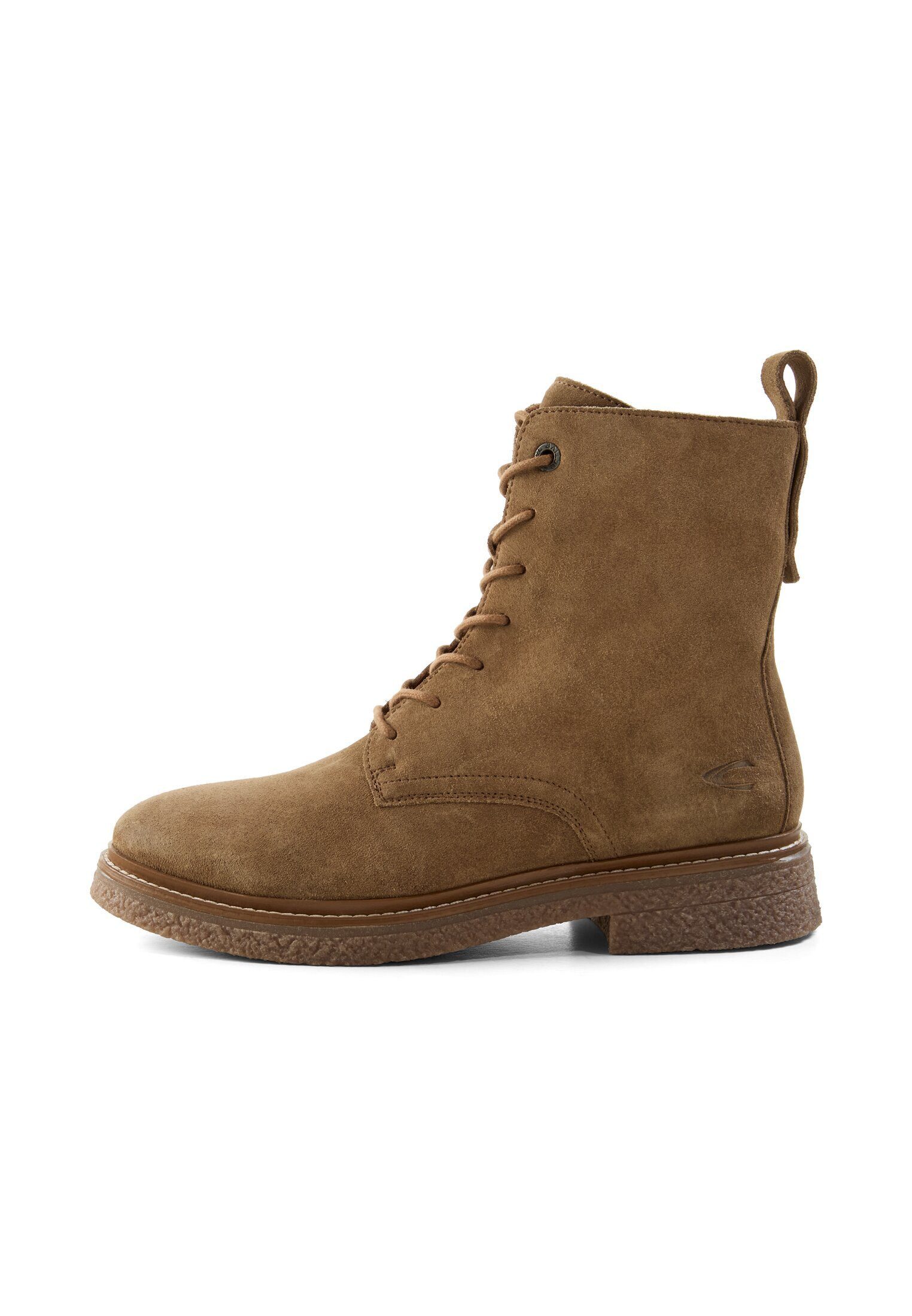 camel active aus echtem Leder Schnürstiefelette