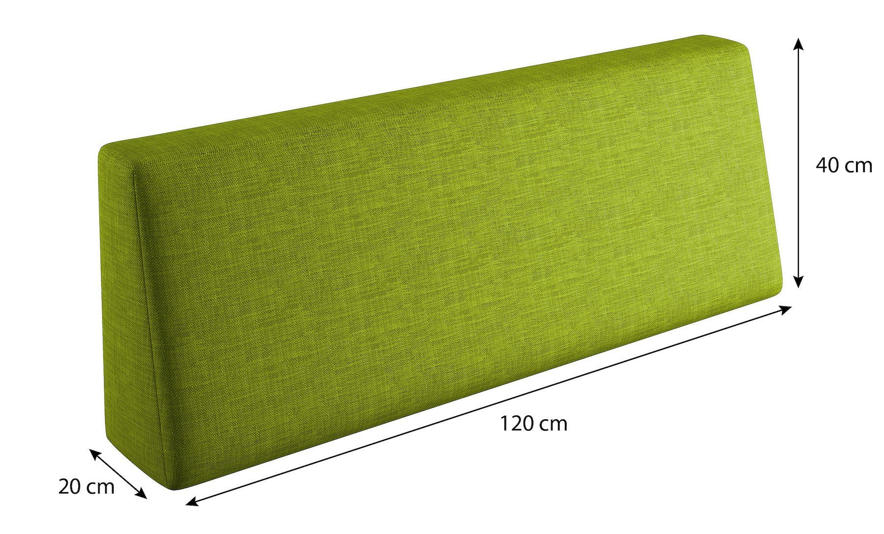 sunnypillow Rückenkissen Palettenkissen mit abnehmbarem Bezug günstig online kaufen