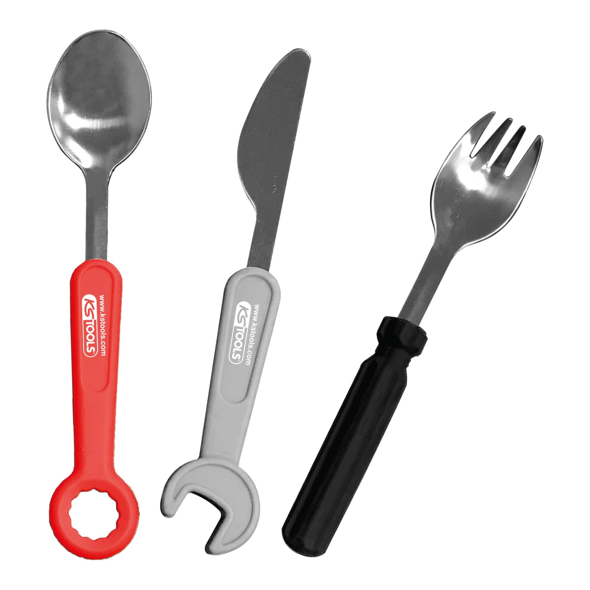 KS Tools Werkzeugkoffer KS Tools Kinder-Besteck-Set, 3-tlg.