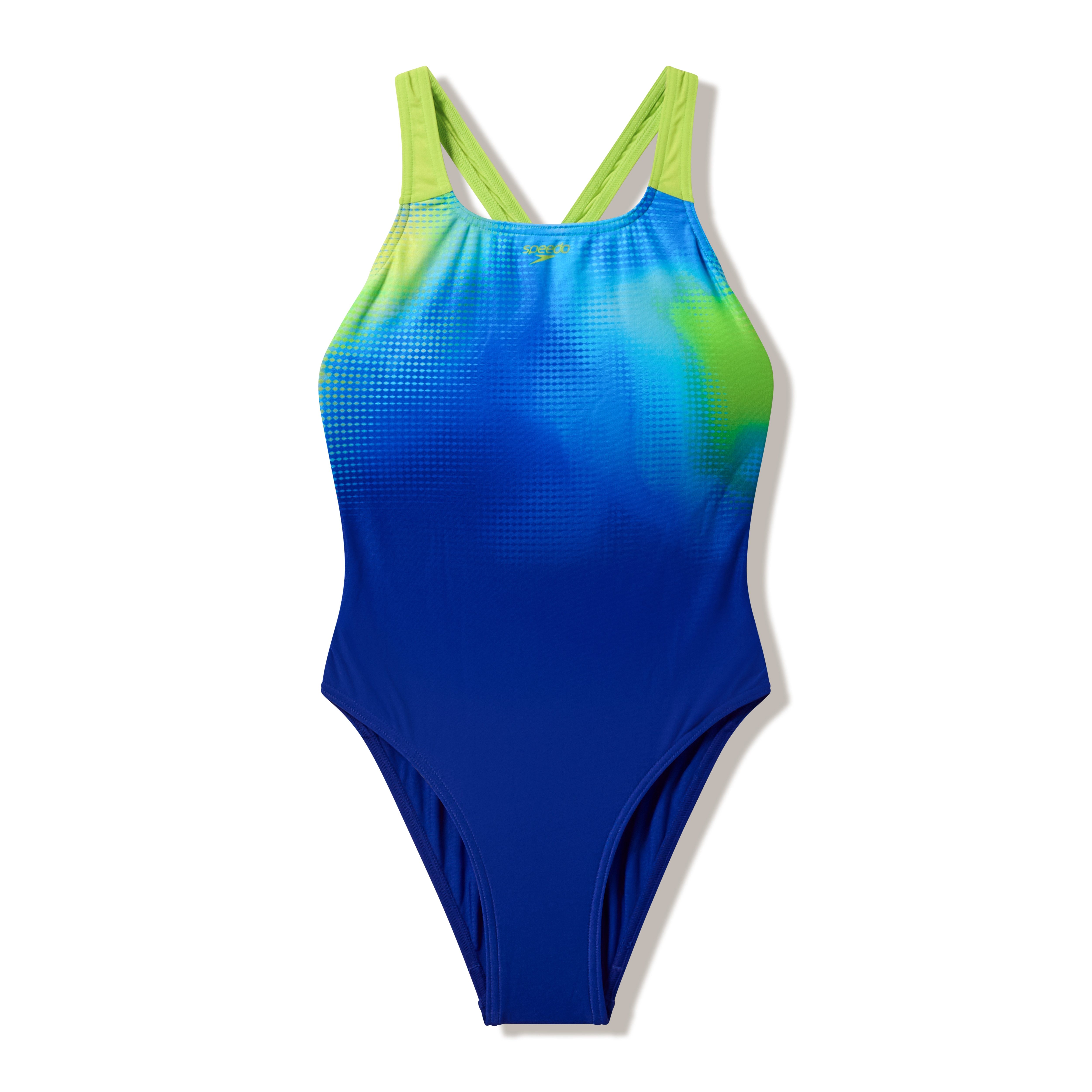 Speedo Badeanzug schnelltrocknendes Material, Powerback-Design