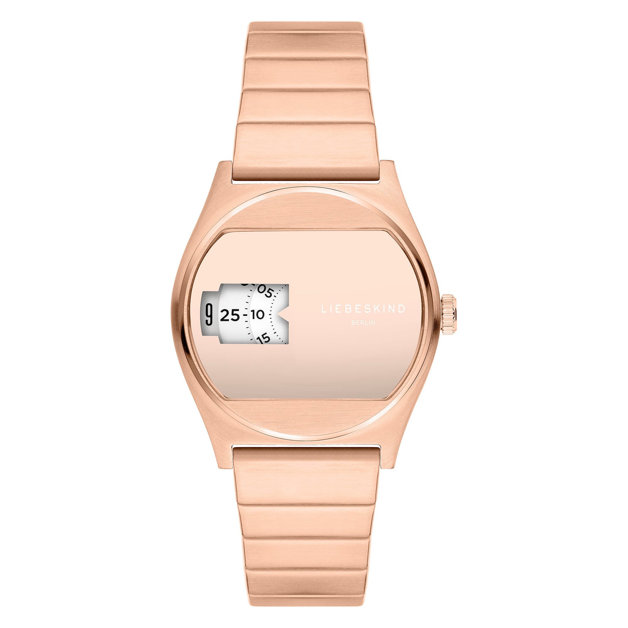Liebeskind Berlin Vinyl Vision LT-0396-MQ, Armbanduhr, Damenuhr, Edelstahlarmband, analog