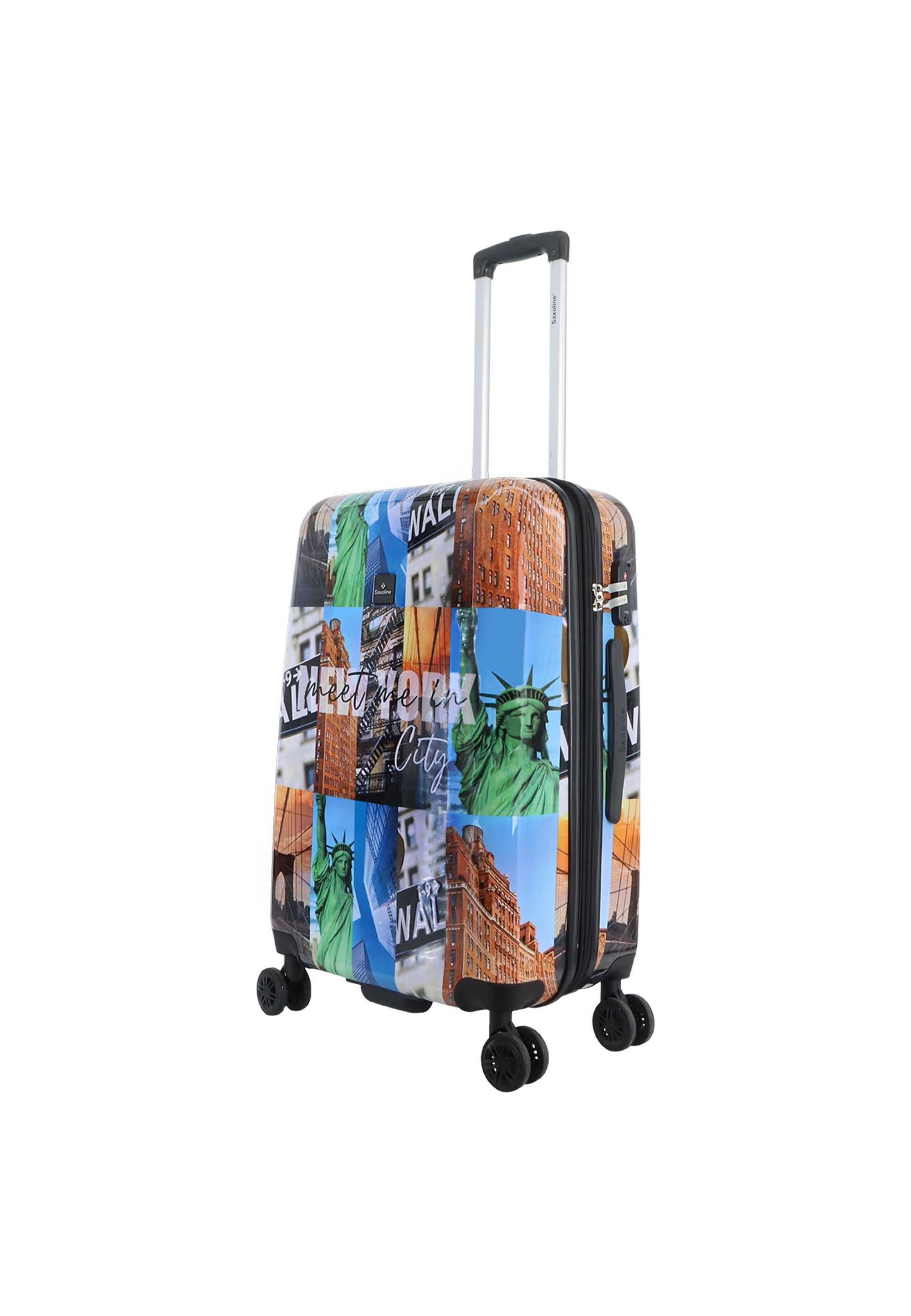 Saxoline® Koffer The Big Apple, aus robustem ABS/PC-Material