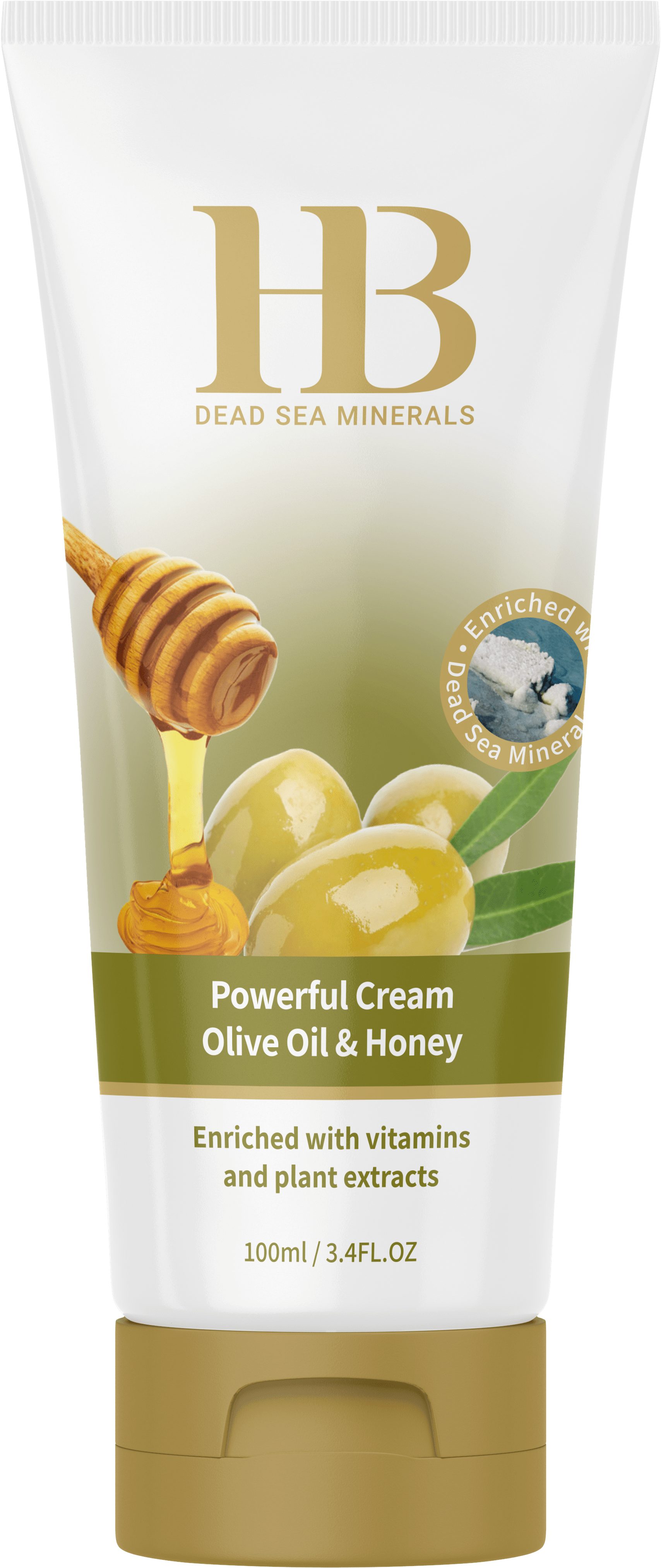 H.B. Dead Sea Minerals Körpercreme Health&Beauty Olivenöl & Honig Creme feuchtigkeitsspendend 100ml