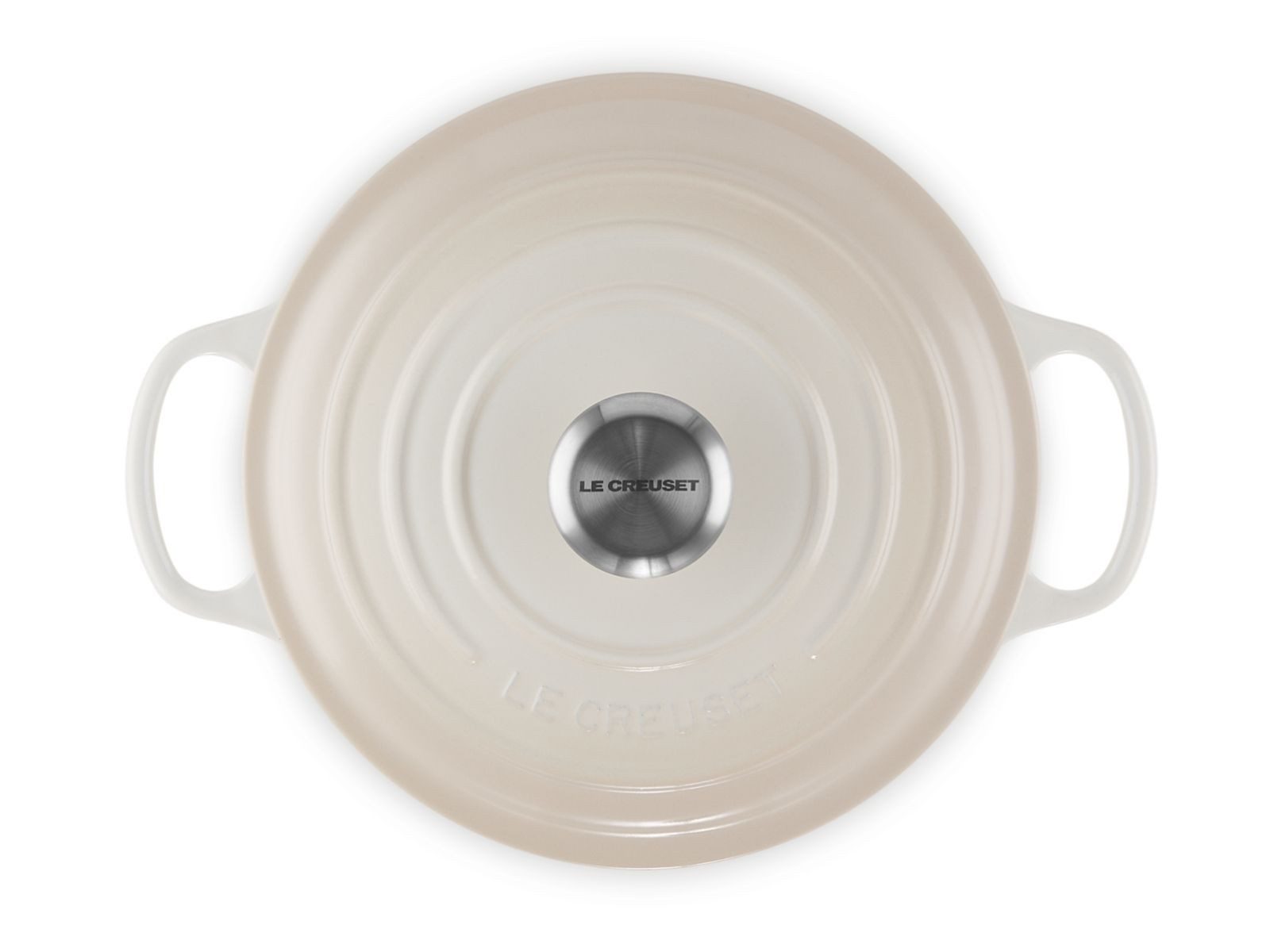 LE CREUSET Bräter Sauteuse Signature rund meringue 24cm, Emailliertes Gusseisen – Bild 5 von 5