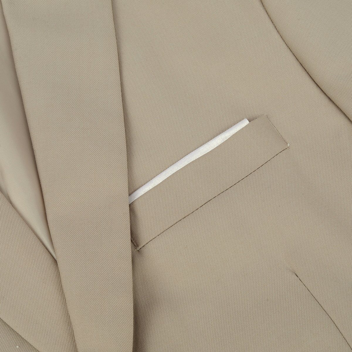 Allthemen Anzugsakko Herren 1 Knopf Blazer mit klassischem Reverskragen – Bild 4 von 5