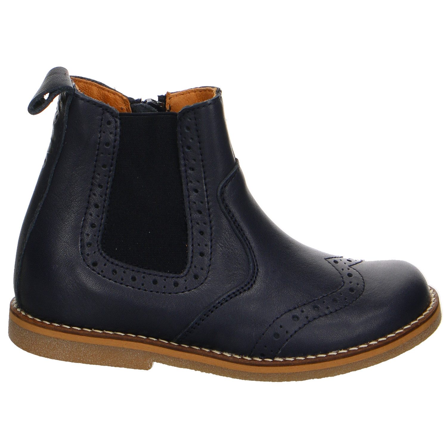 froddo® Froodo Leder Klettstiefel Mädchen blau Klettschuh