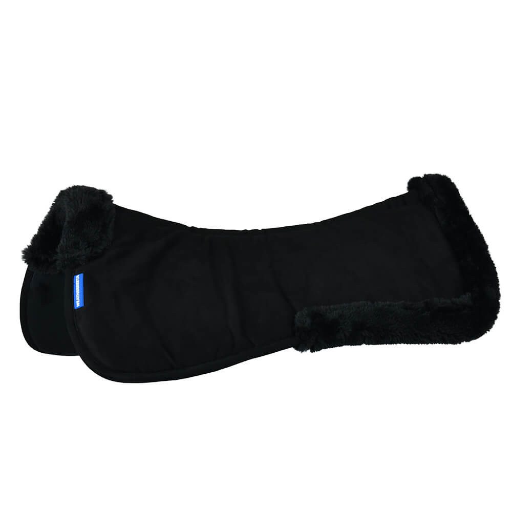 WeatherBeeta Sattelpad Weatherbeeta Memory Foam Comfort Fleece Edged Half Pad