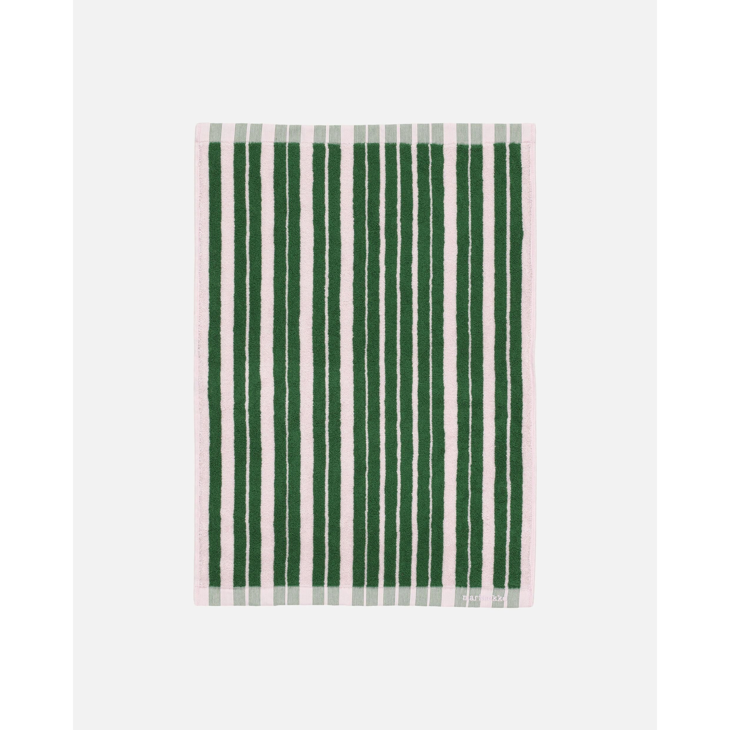 Marimekko Badetücher Handtuch Raide Grün Rosa (50x70cm)
