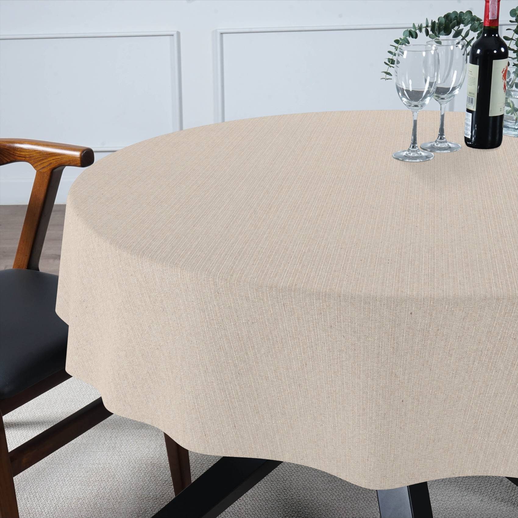 ANRO Tischdecke Hochwertig Tischwäsche mit Beschichtung (Einzelstück 1-tlg), Premium TEFLON und 2-Fache Acryl Beschichtung