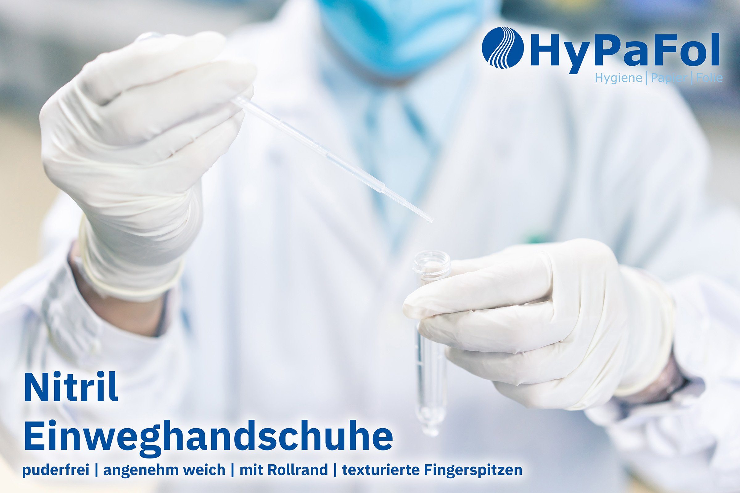 Hypafol Nitril-Handschuhe S-XL, Puderfrei I (1000-St) günstig online kaufen