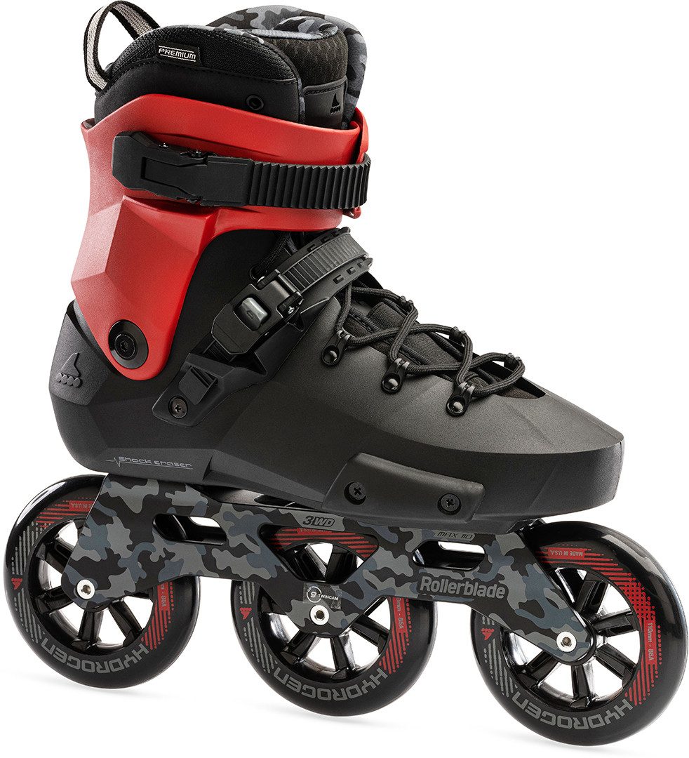 Inlineskates ROLLERBLADE TWISTER 110 3WD Inline Skate black/red