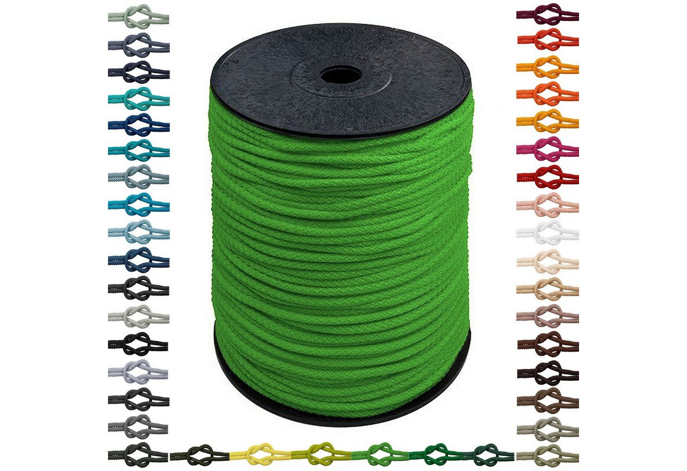 Thumbnail - maDDma 200m Polyester-Seil Ø 5,5mm, Farbwahl Seil, zitronengelb
