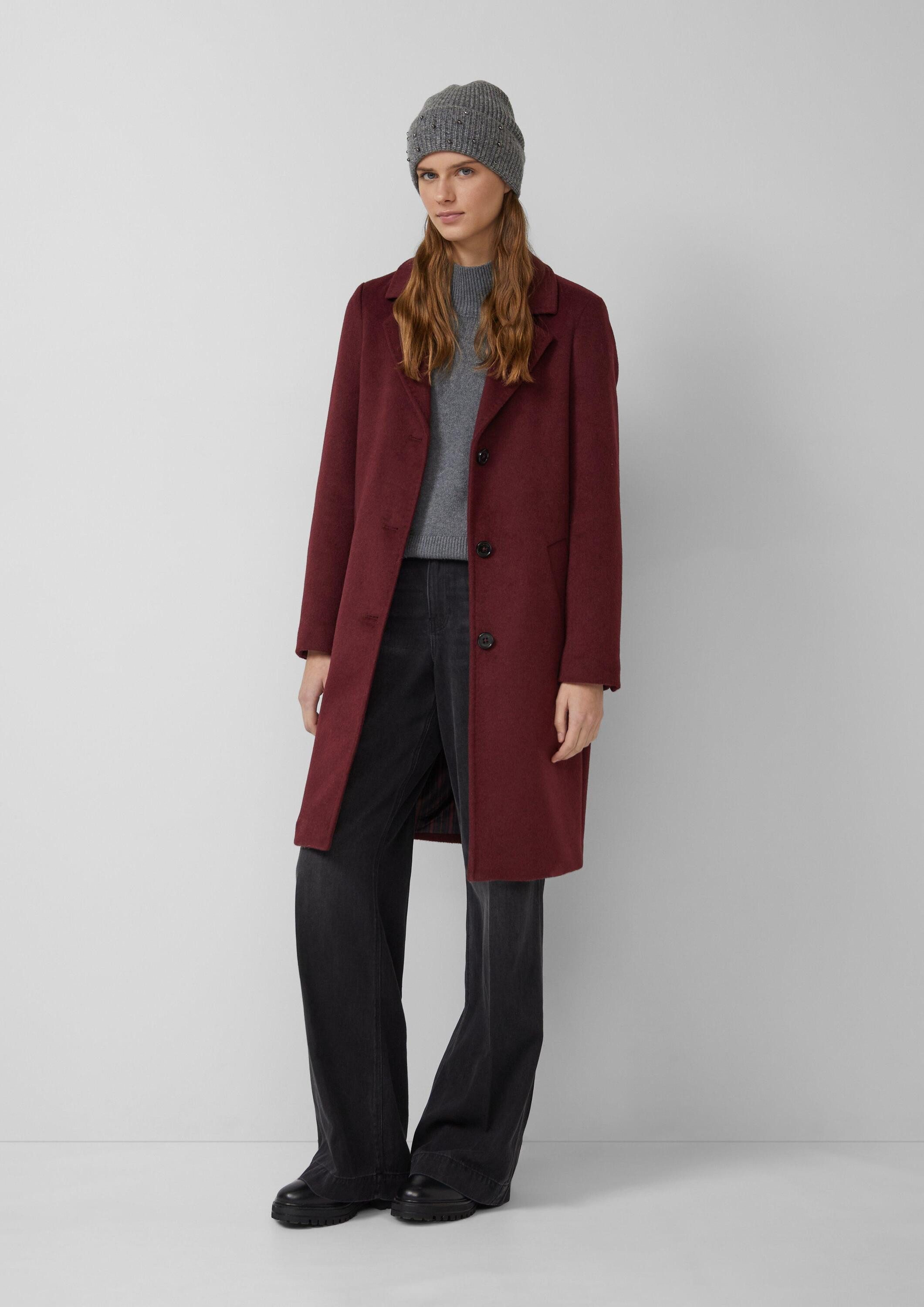 s.Oliver Strickmütze Mütze Beanie aus Wollmix mit Stein-Besatz günstig online kaufen