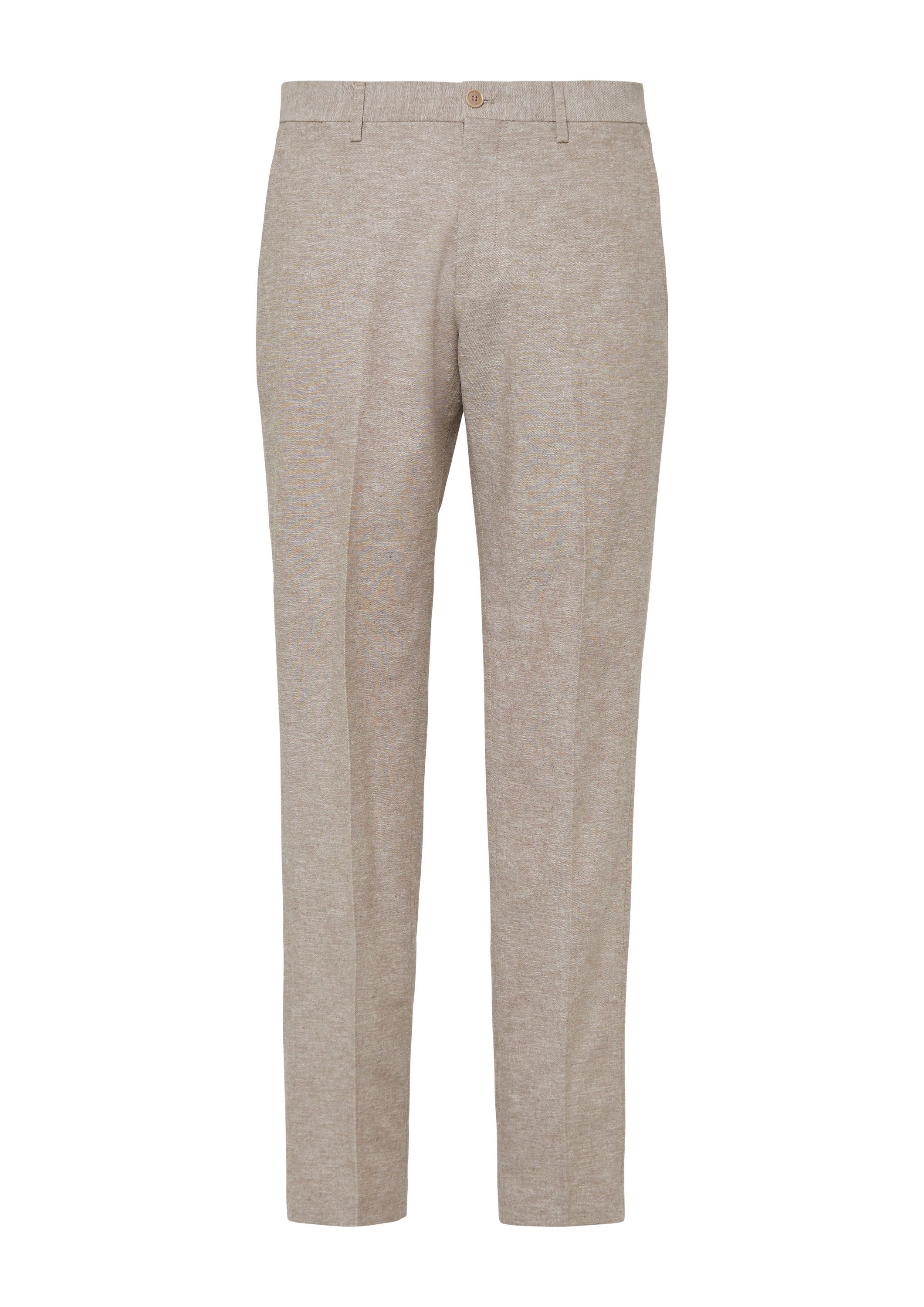 s.Oliver Chinos Hose S.OPURE s.O PURE: Anzughose aus Leinenmix