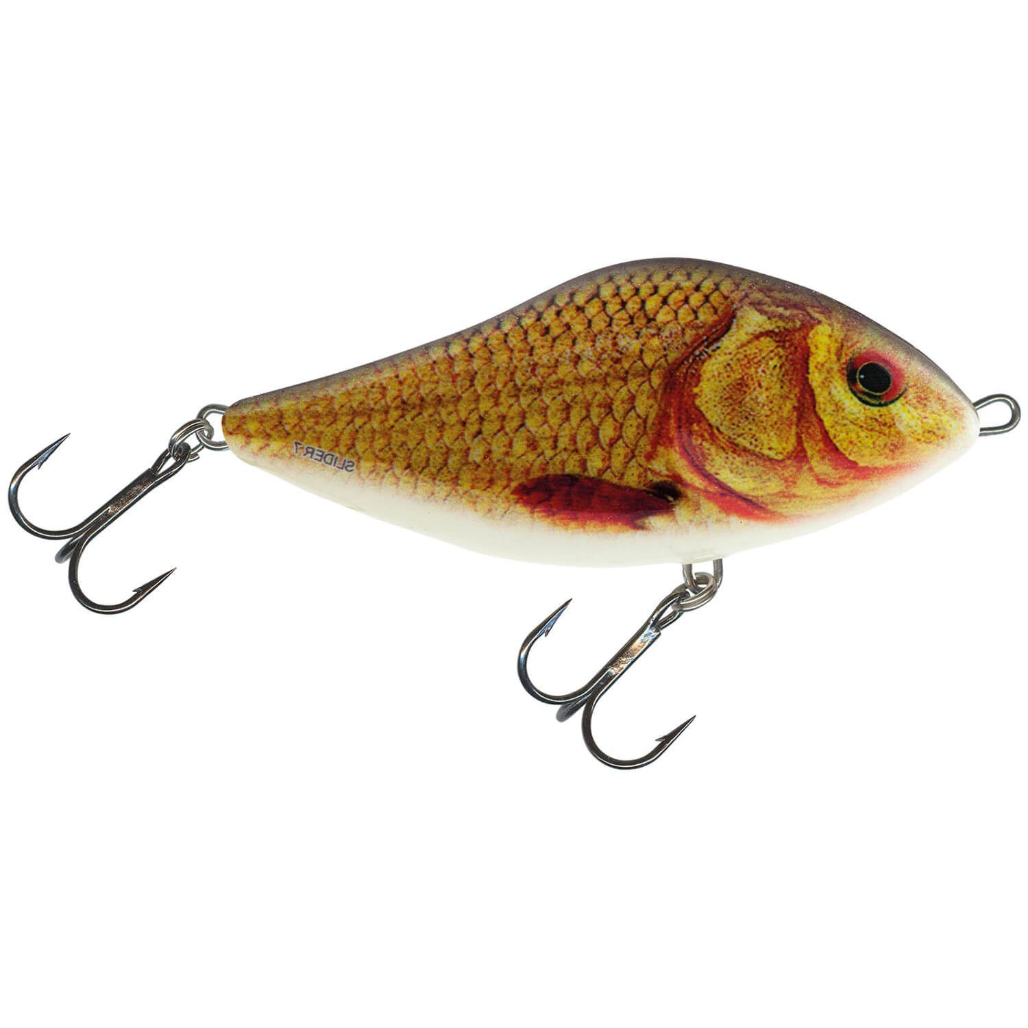 Salmo Kunstköder Salmo Slider Jerkbait Glider Natural Golden Crucian SGC, (1-St)