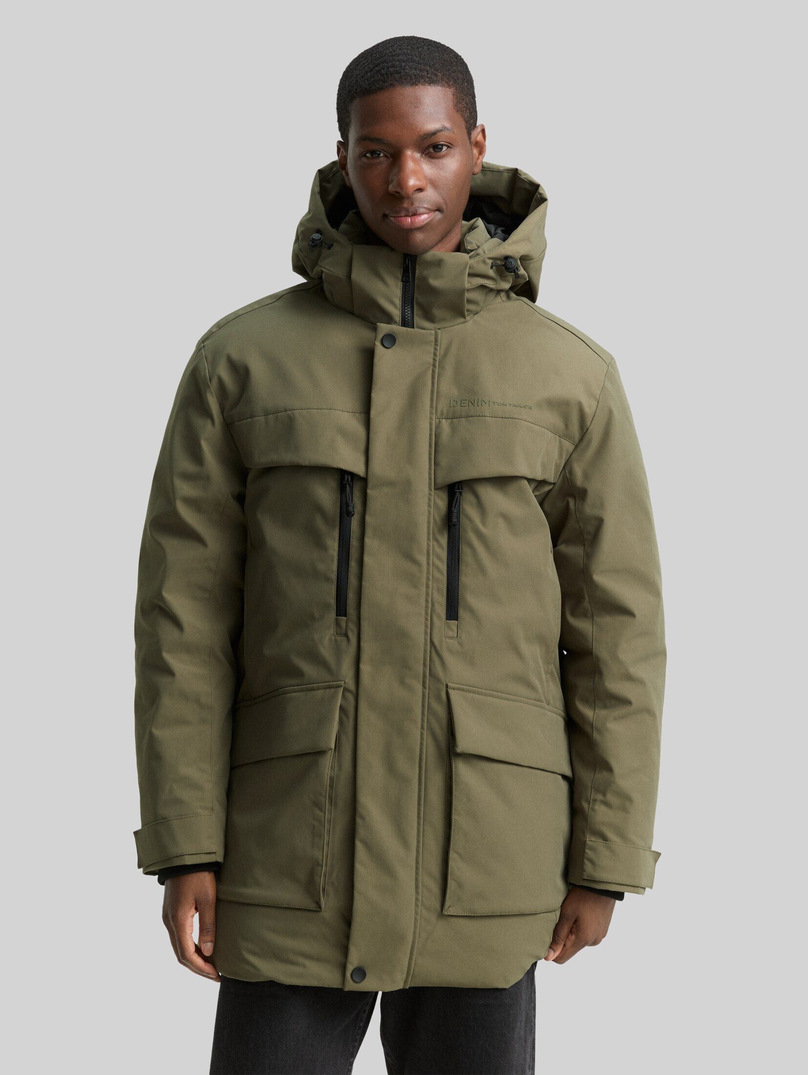 TOM TAILOR Denim Wintermantel Jacken Arctic Parka mit abnehmbarer Kapuze