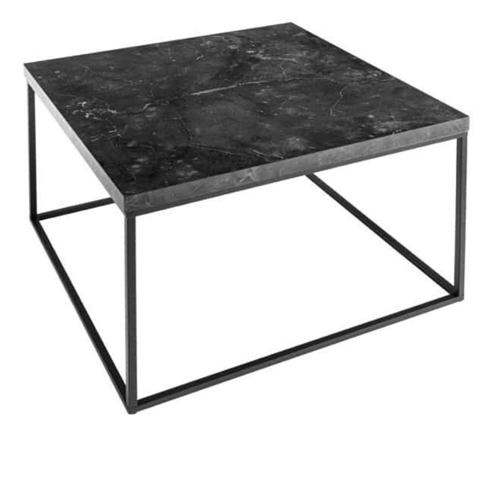 Couchtisch Design Couchtisch STRIVE 60cm Marmor-Look Beistelltisch