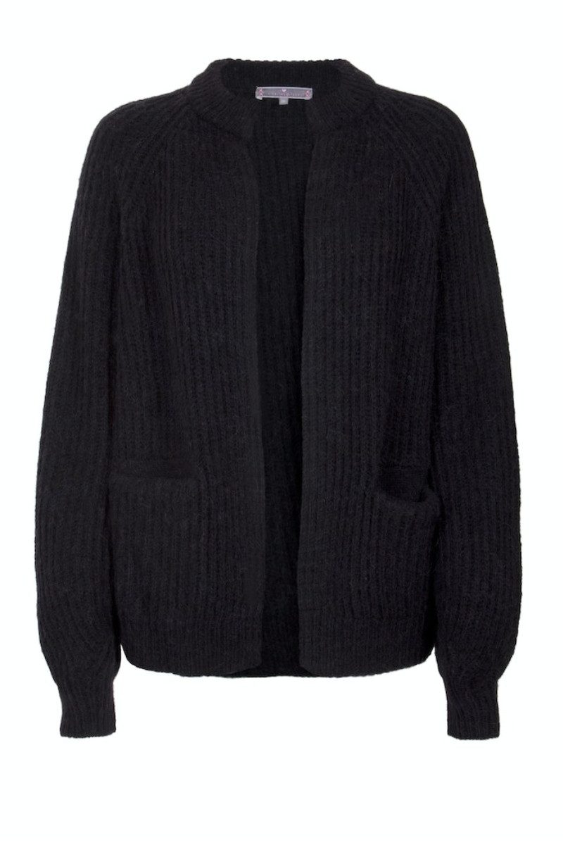 Lieblingsstück Trachtenstrickjacke Strickjacke Damen - ACHIKA - schwarz