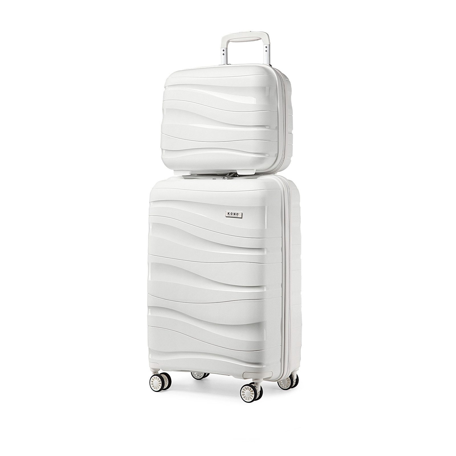 KONO Handgepäck-Trolley Leicht Hartschalenkoffer Reisekoffer mit günstig online kaufen
