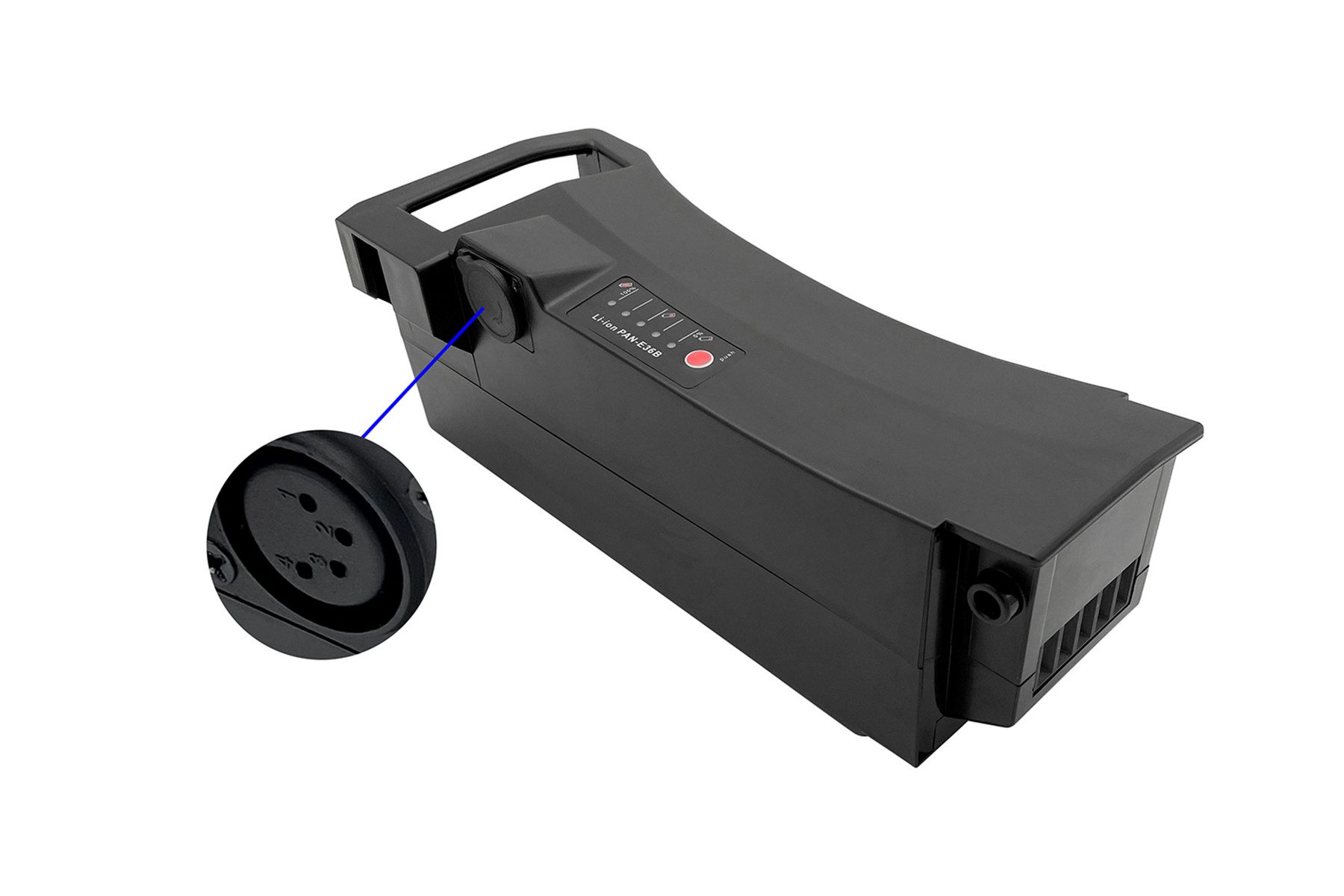PowerSmart E-Bike Akku 17Ah für Impulse E-Bikes von Gazelle, Raleigh, Kalkhoff, Focus 612Wh Li-ion 17000 mAh (36 V)