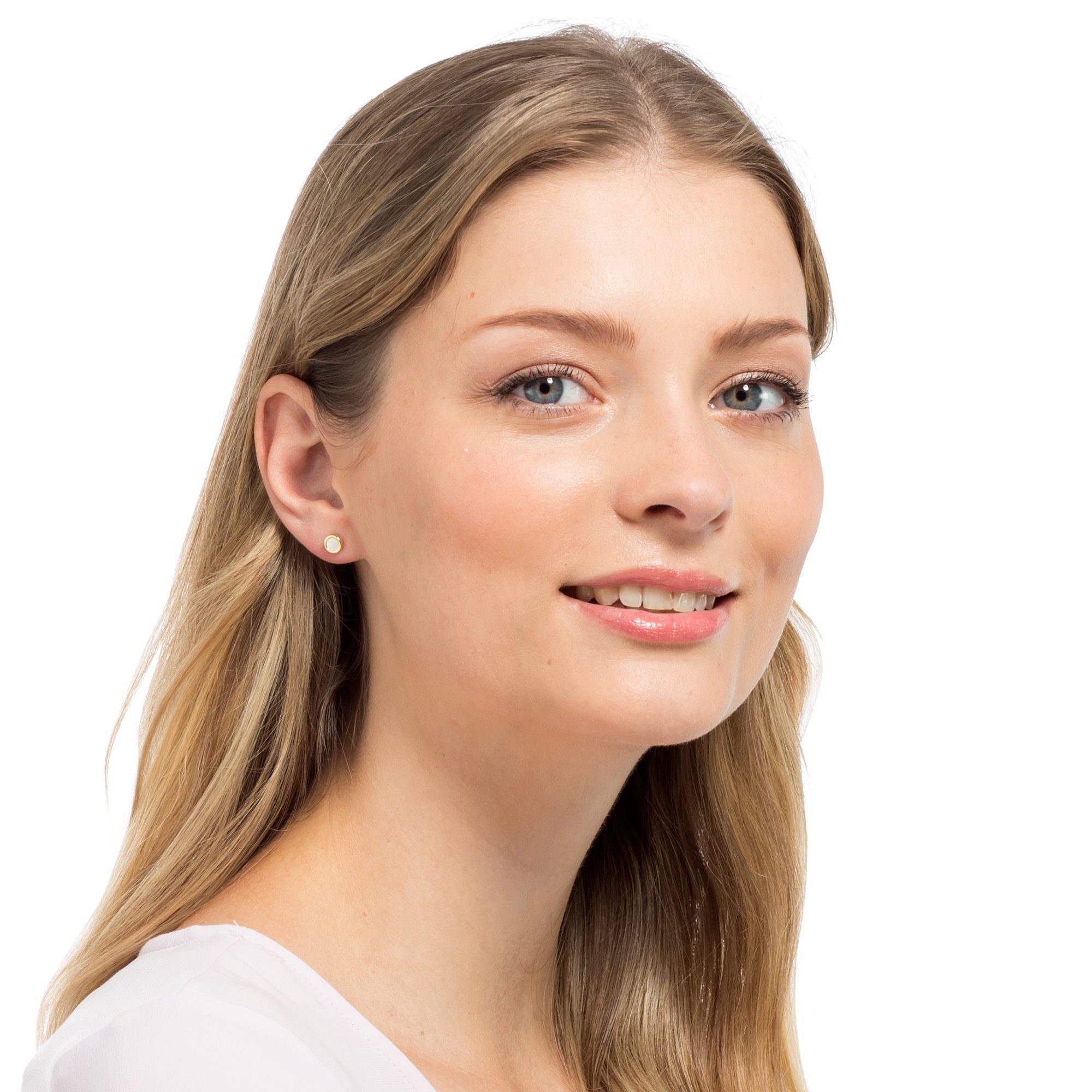 Heideman Paar Ohrstecker Friederike silberfarben poliert (Ohrringe, inkl. G günstig online kaufen