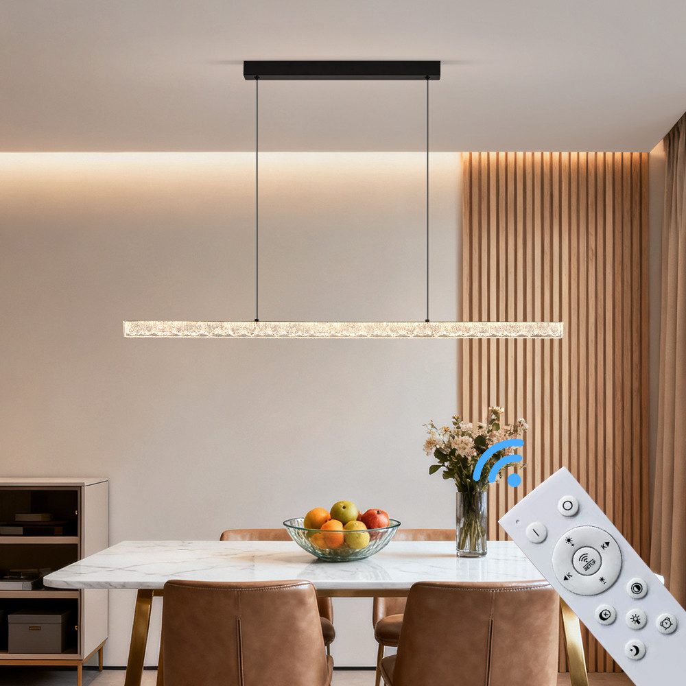 Eurotondisplay LED Deckenleuchte LED Deckenleuchte Fernbedienung Lichtfarbe/Helligkeit einstellbar, LED fest integriert, Warmweiß, Neutralweiß, Kaltweiß, Mit Fernbedienung Lichtfarbe- und Helligkeit einstellbar