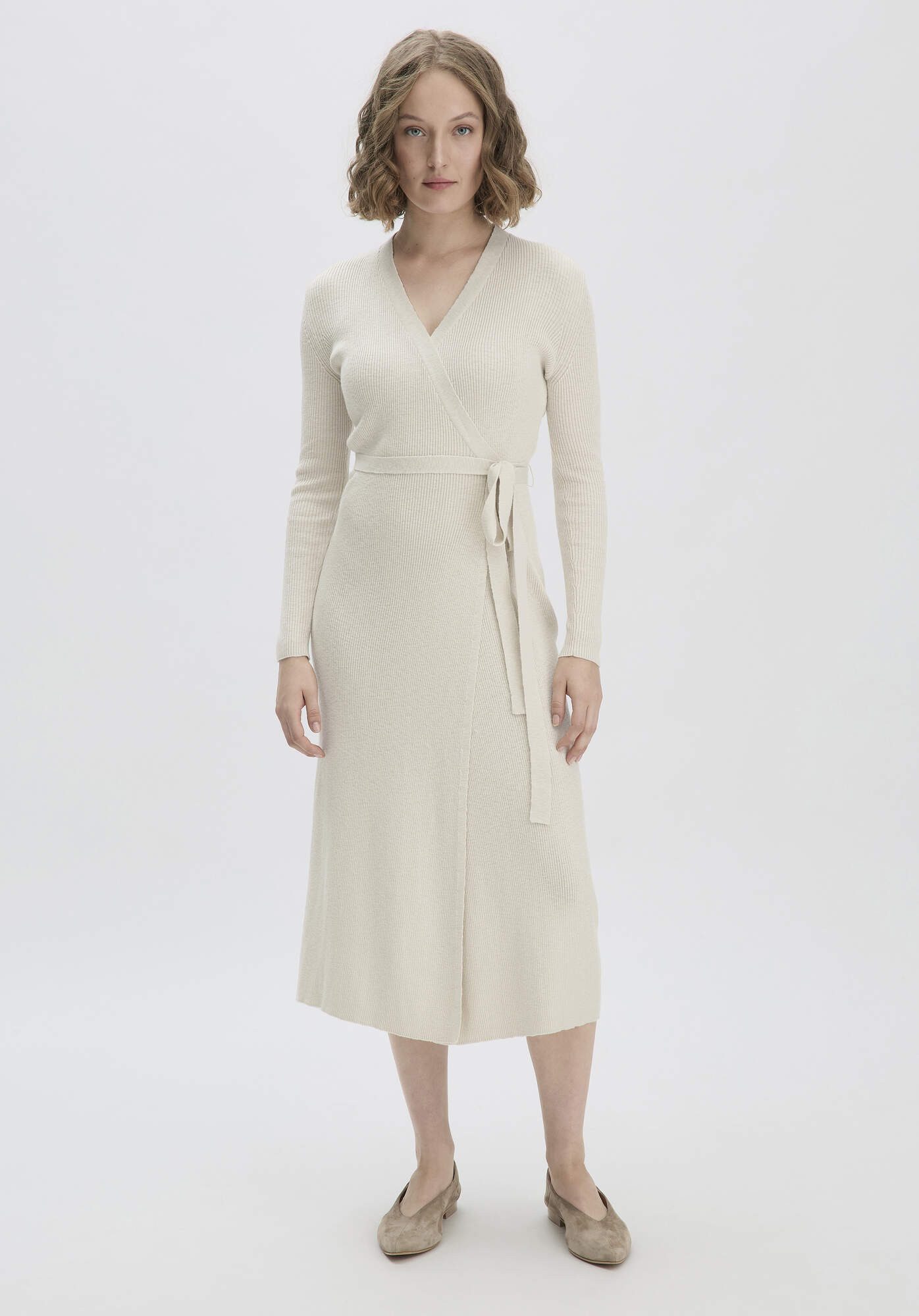 Hessnatur Strickkleid aus reiner Bio-Baumwolle (1-tlg) günstig online kaufen