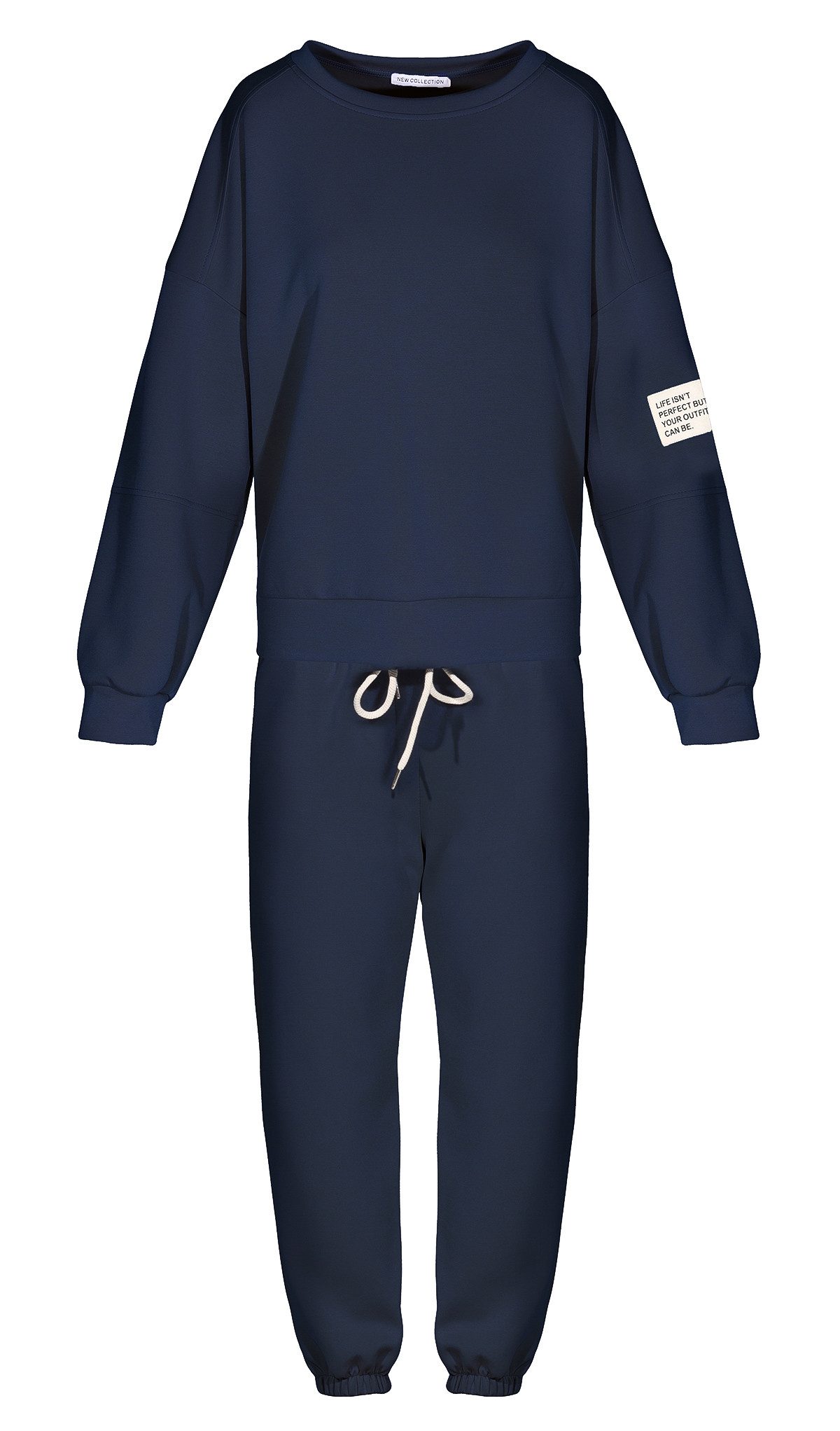 simaranda Jogginganzug Damen Jogginganzug 7065 36-42 Navy (Set) günstig online kaufen