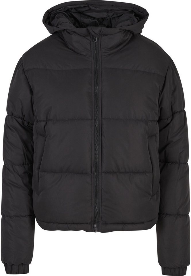 URBAN CLASSICS Winterjacke Urban Classics Ladies Peached Puffer Jacket With Hood (1-St)