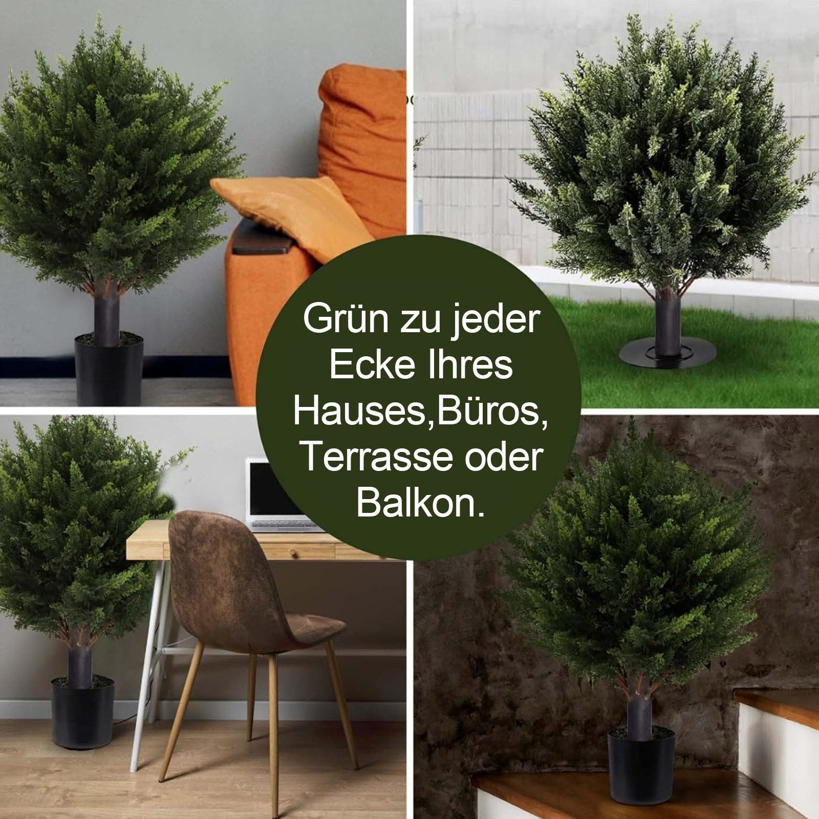 Kunstbaum Künstliche Zedernpflanze Kunstpflanze Kunstzederne Zeder, günstig online kaufen