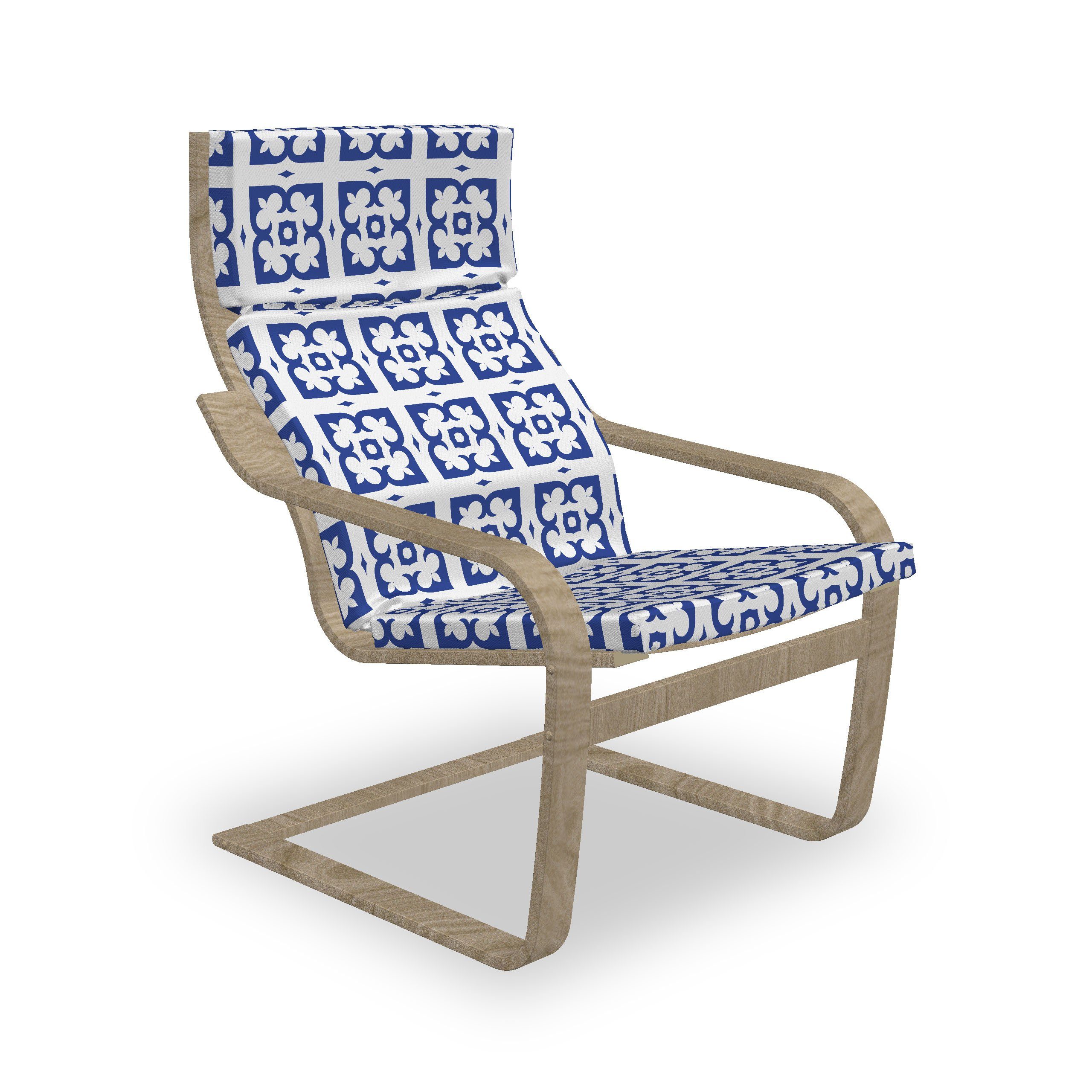 Hakenschlaufe mit und Stuhlkissen Art Deco inspiriert Abakuhaus Sitzkissen Abstrakt mit Stuhlkissen Reißverschluss,
