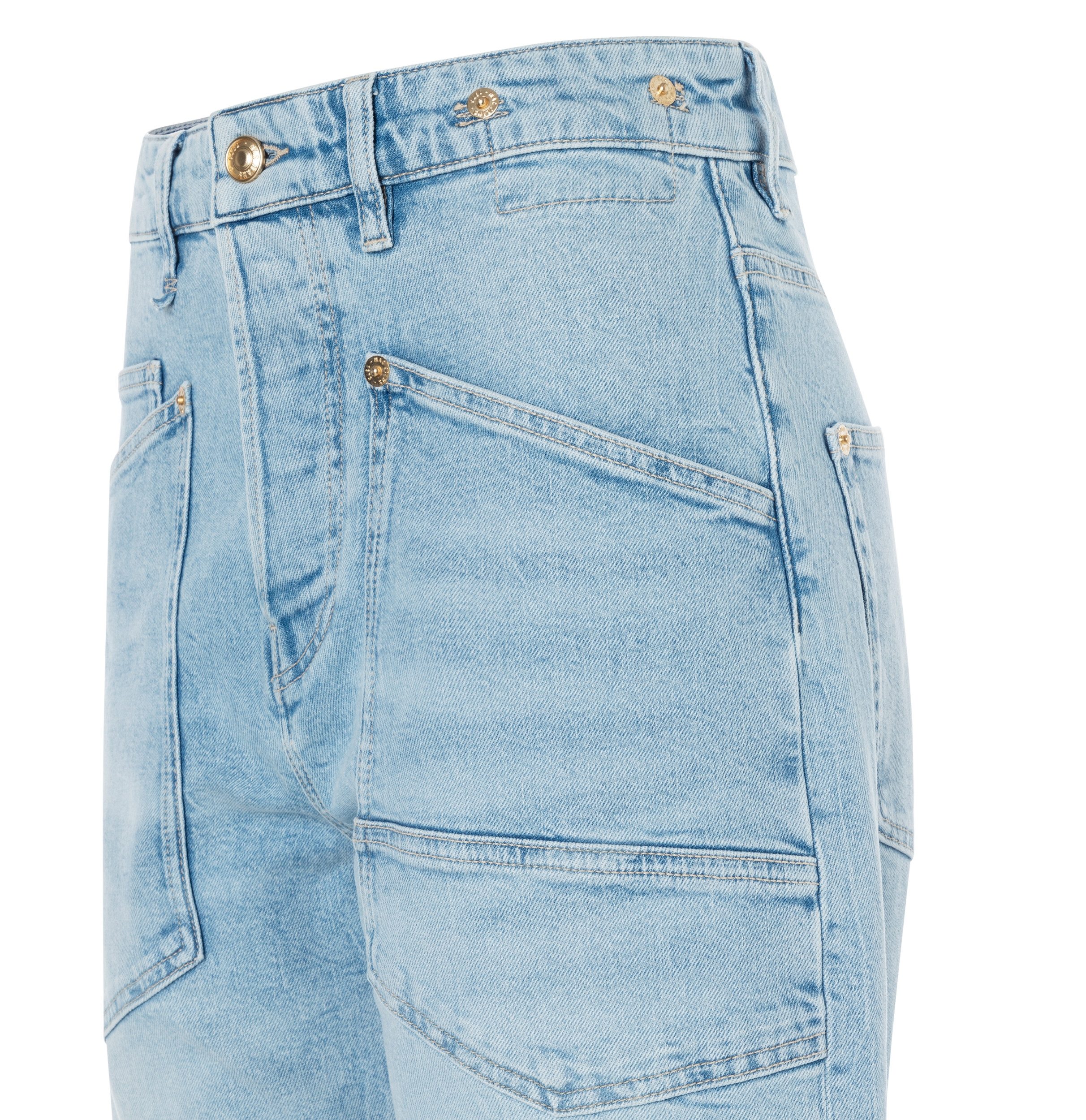 DREMAC 5-Pocket-Jeans BAGGY light blue net washed günstig online kaufen