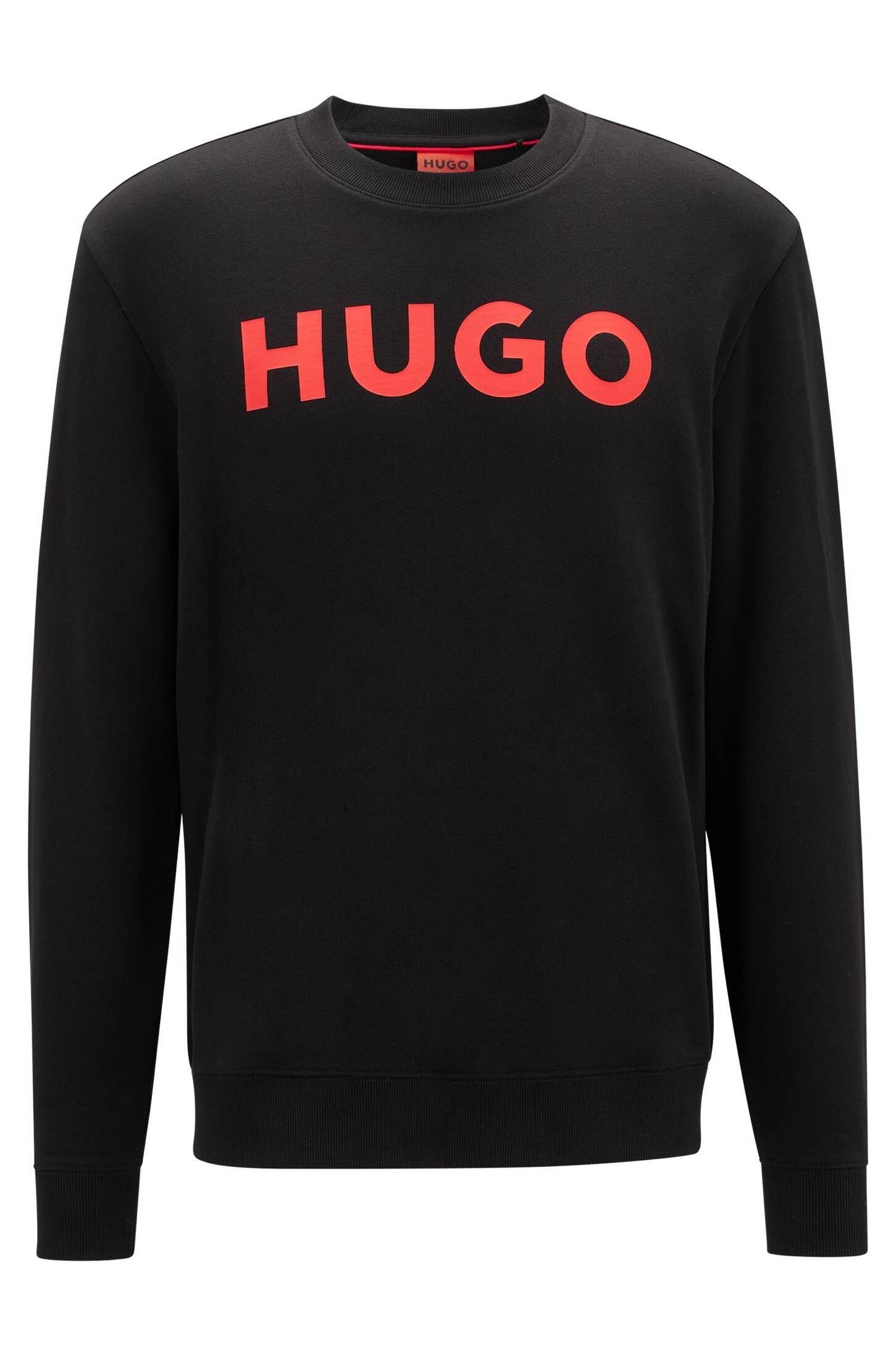 HUGO T-Shirt Herren Sweatshirt DEM (1-tlg) schwarz (15)