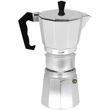 Koopman Espressokocher Kaffeebereiter 330ml Kaffeekocher Kaffeezubereiter Aluminiumkocher, Espresso Kaffee Kocher Kaffee-Bereiter Espressobereiter Mokka