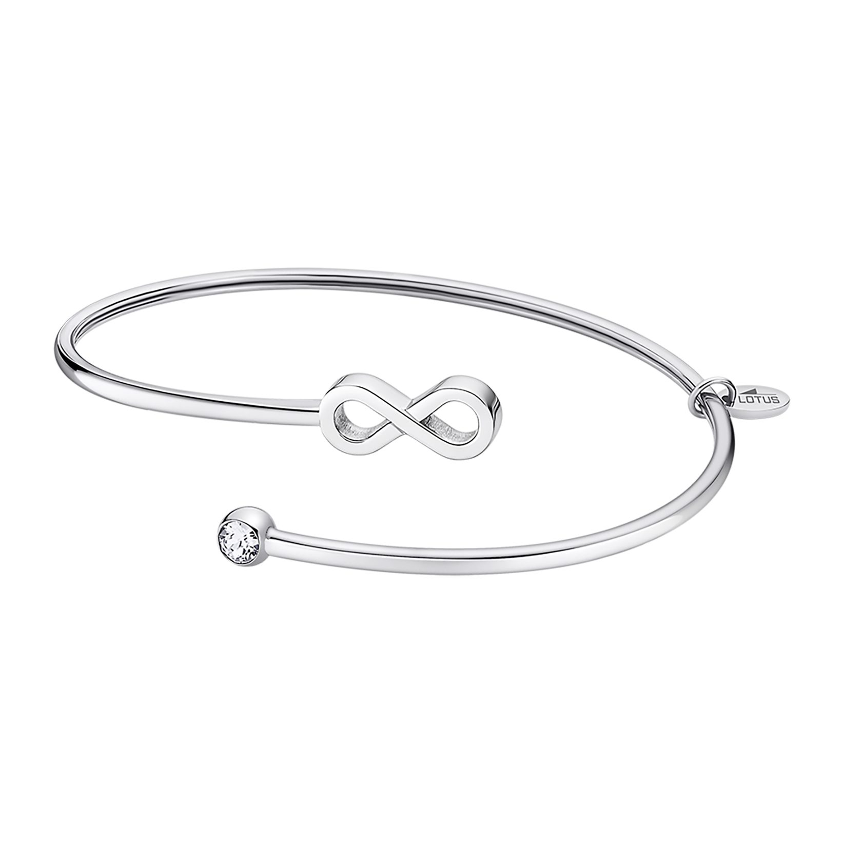 Lotus Armspange Essentials - Infinity Unendlichkeitsschleife, mit Glasstein