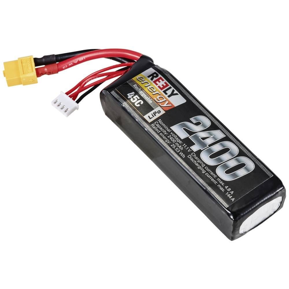 Modellbau-Akkupack (LiPo) 11.1 V 2400 mAh Zellen-Zahl: 3 45 RE-7853472 Akku