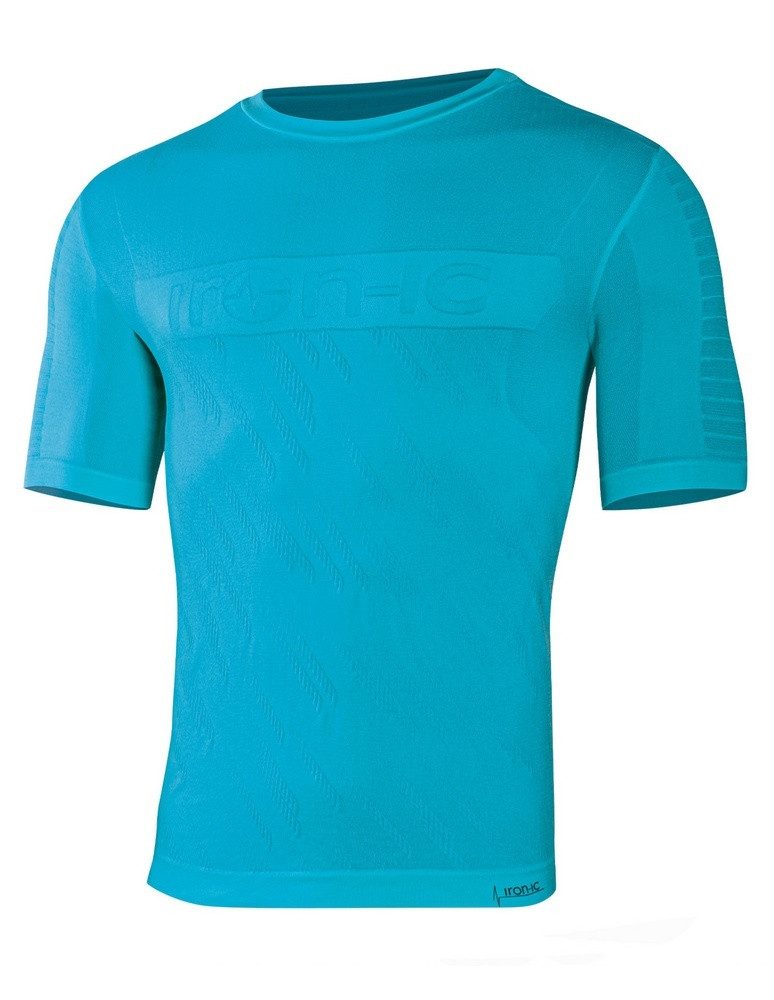 T-Shirt Laufshirt Performance Kurzarm türkis Herren