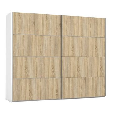 ebuy24 Kleiderschrank Veto Kleiderschrank 2 Türen, breite 242 cm, weiss