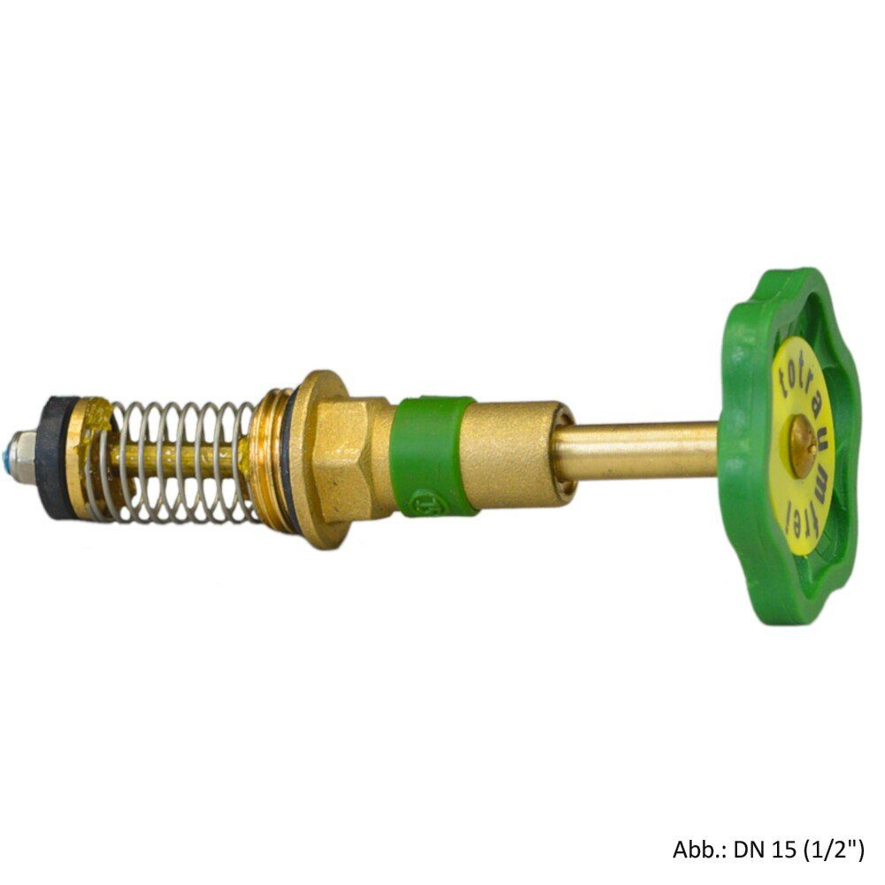 Schlösser Wasserrohr Schlösser Oberteil für KFR-Ventil aus Messing, steigende Spindel, 1/2"