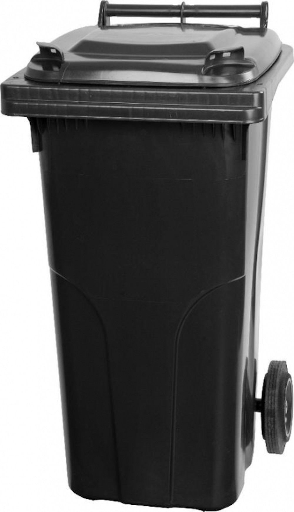 PROREGAL® Mülltrennsystem Mülltonne MGB 120 Liter HDPE-Kunststoff Gelb