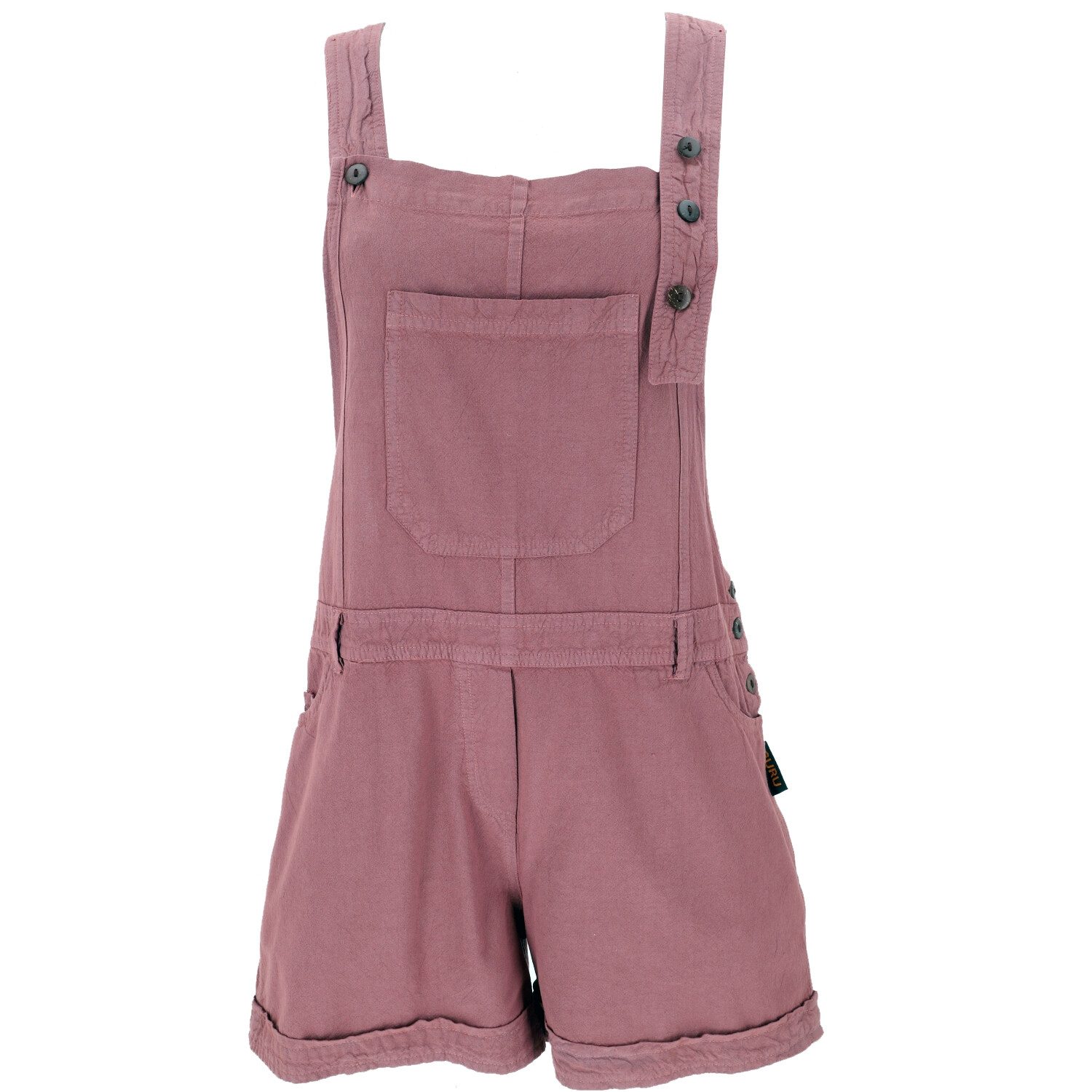 Guru-Shop Hose & Shorts Goa Shorts, kurze Latzhose, Boho Latzhose -.. alternative Bekleidung – Bild 3 von 5