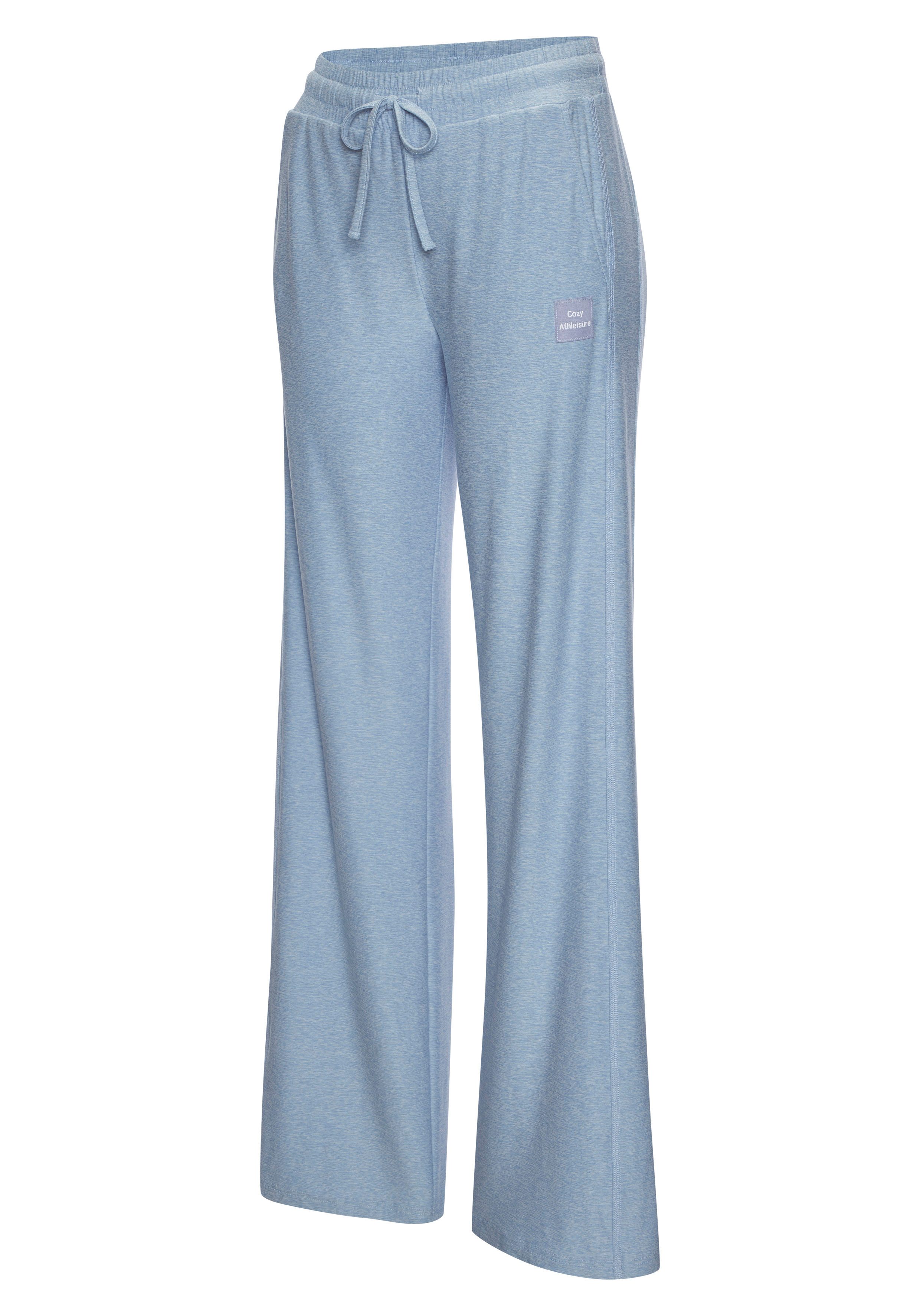Vivance Active by Lascana Loungehose im lässigem Look mit weitem Bein. Loungwear - Serie – Bild 4 von 5